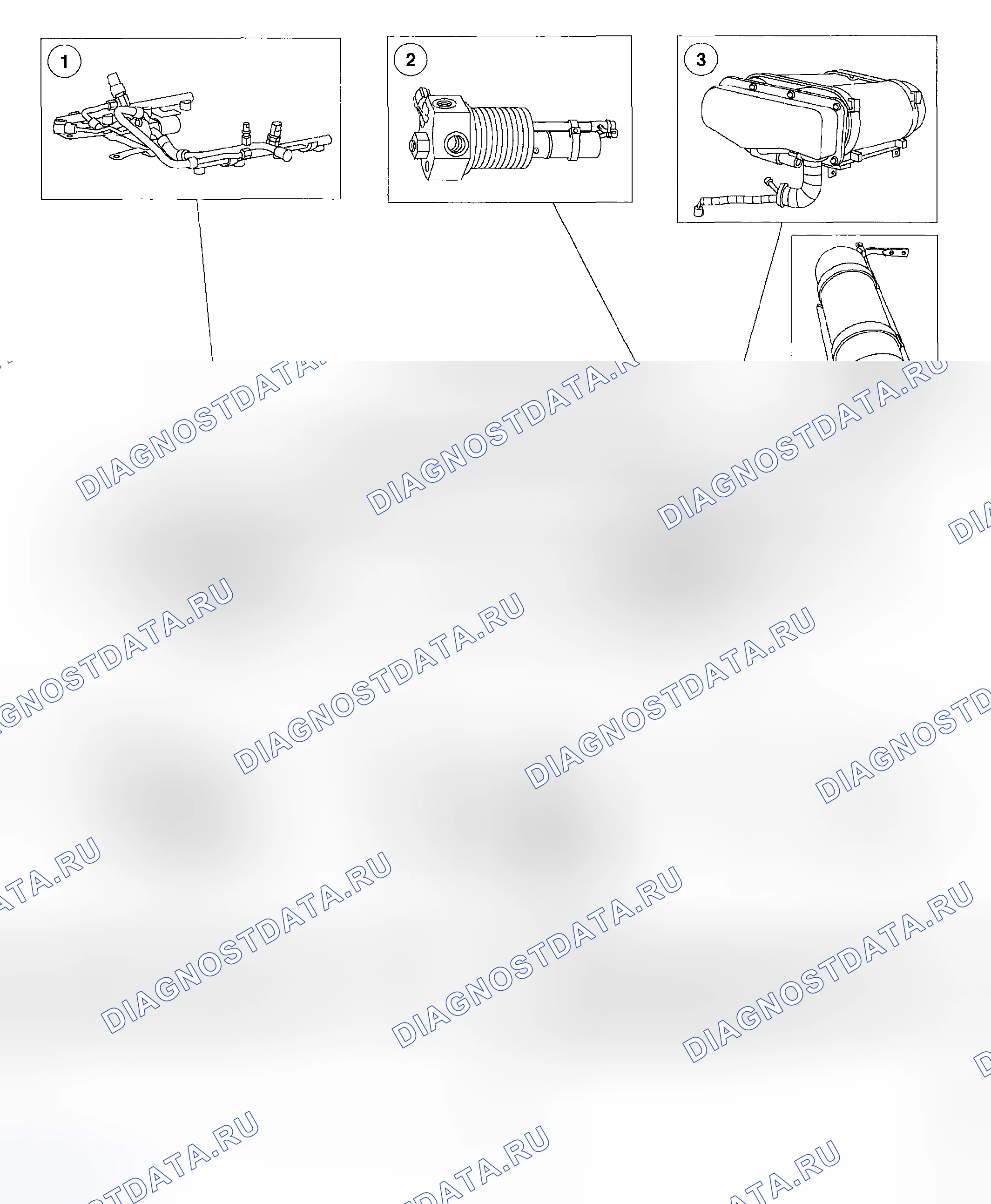 Рис. 20: Расположение компонентов. Mazda Flair II