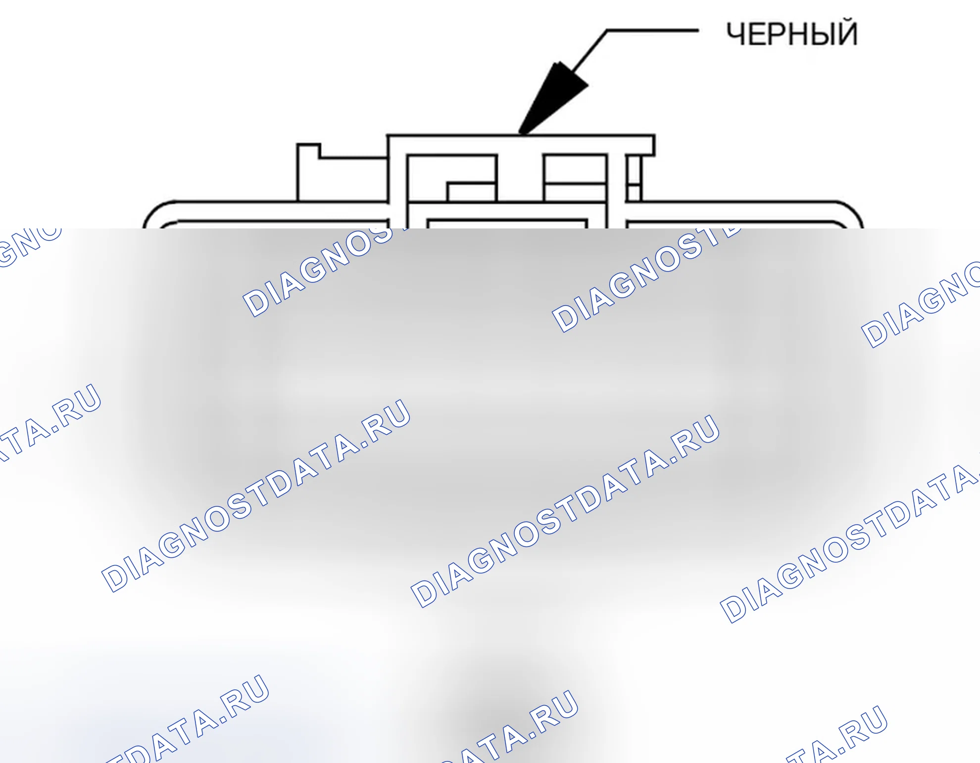 Рис. 307: Вид с торца встроенного разъема (RHD) (C302). Jeep Compass I