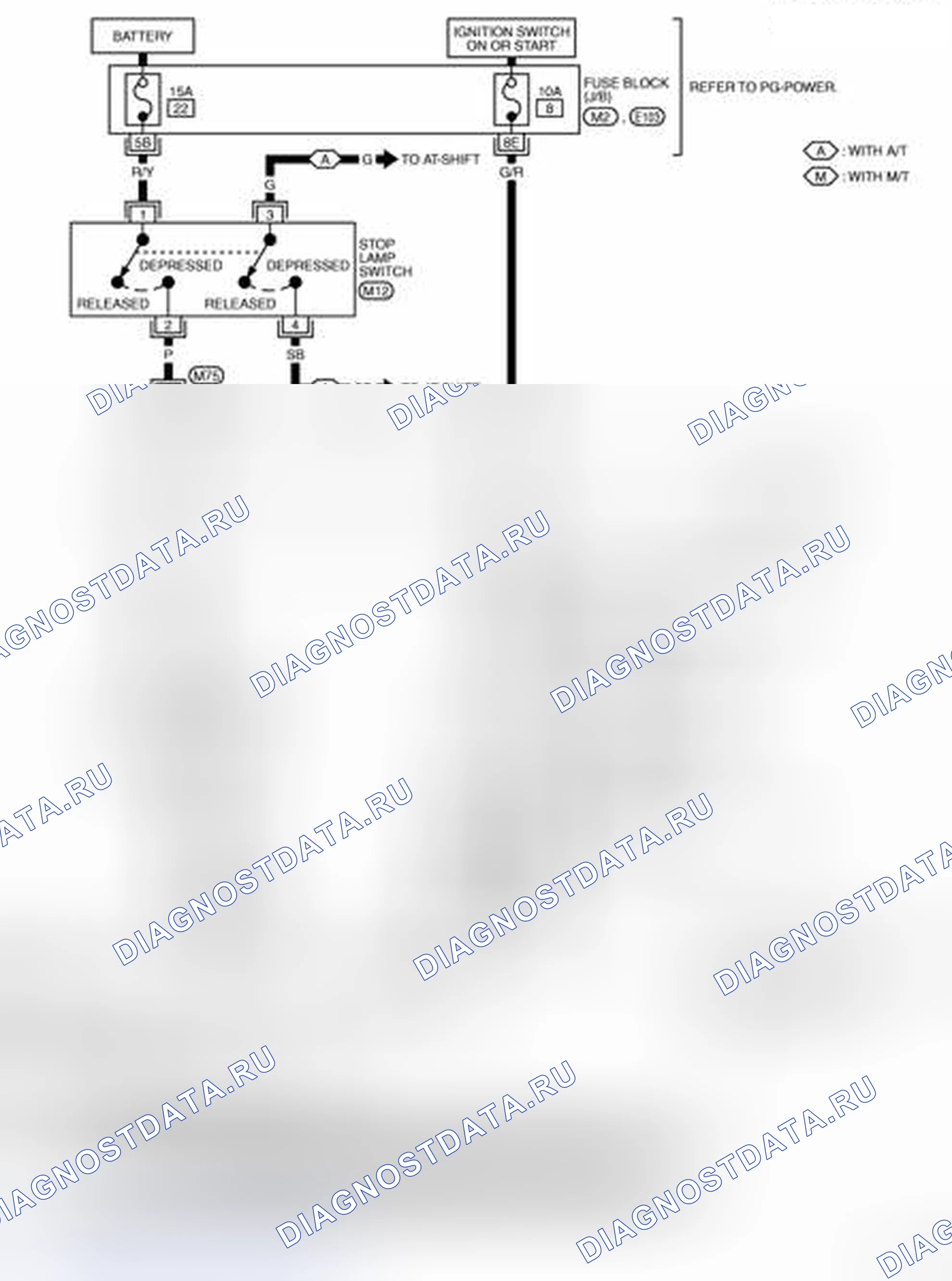 Рис. 44: электросхема - VDC. Nissan X-Trail I