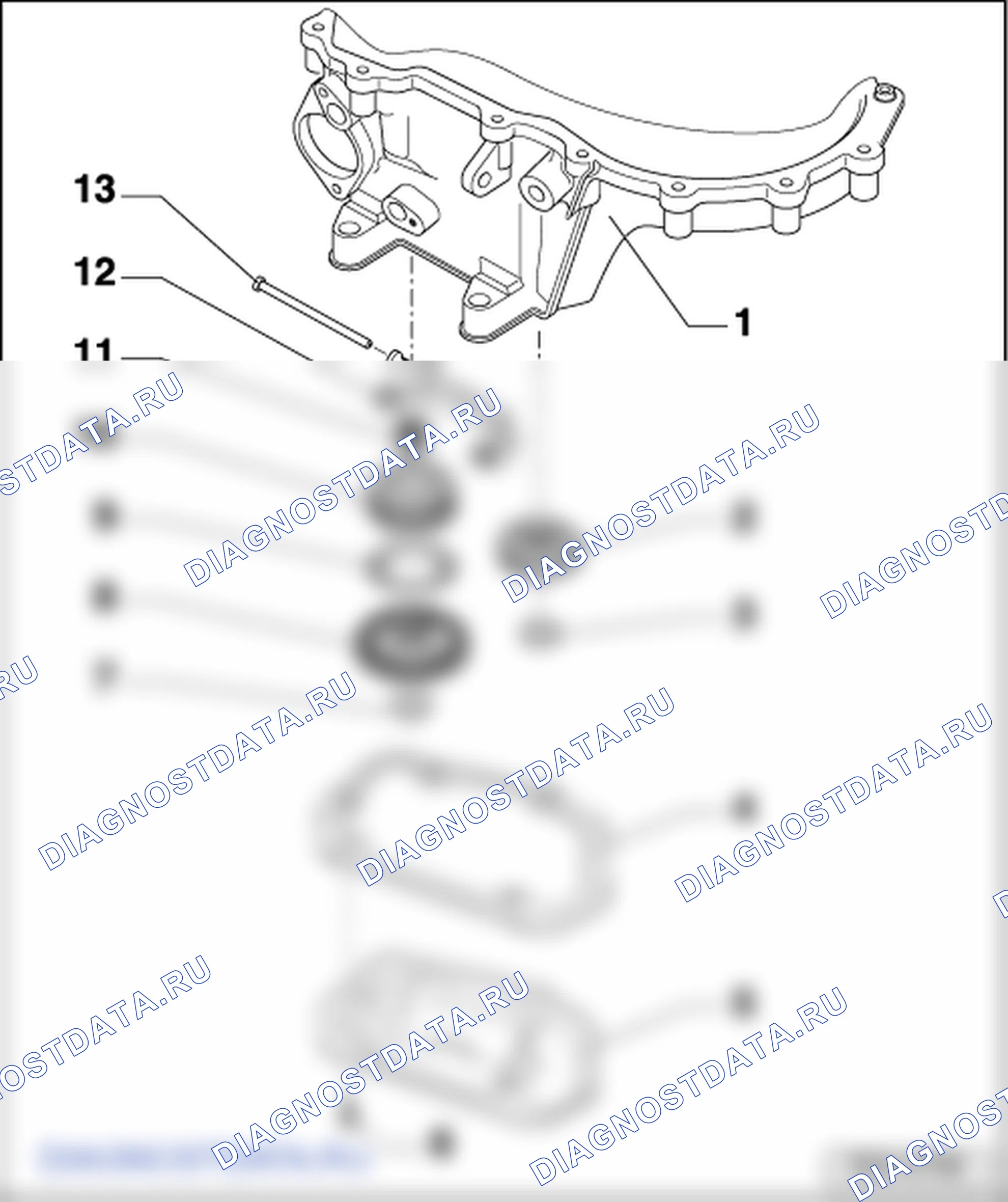 Как разобрать и собрать коробку передач (Коробка передач 0AF). Skoda Octavia Ii