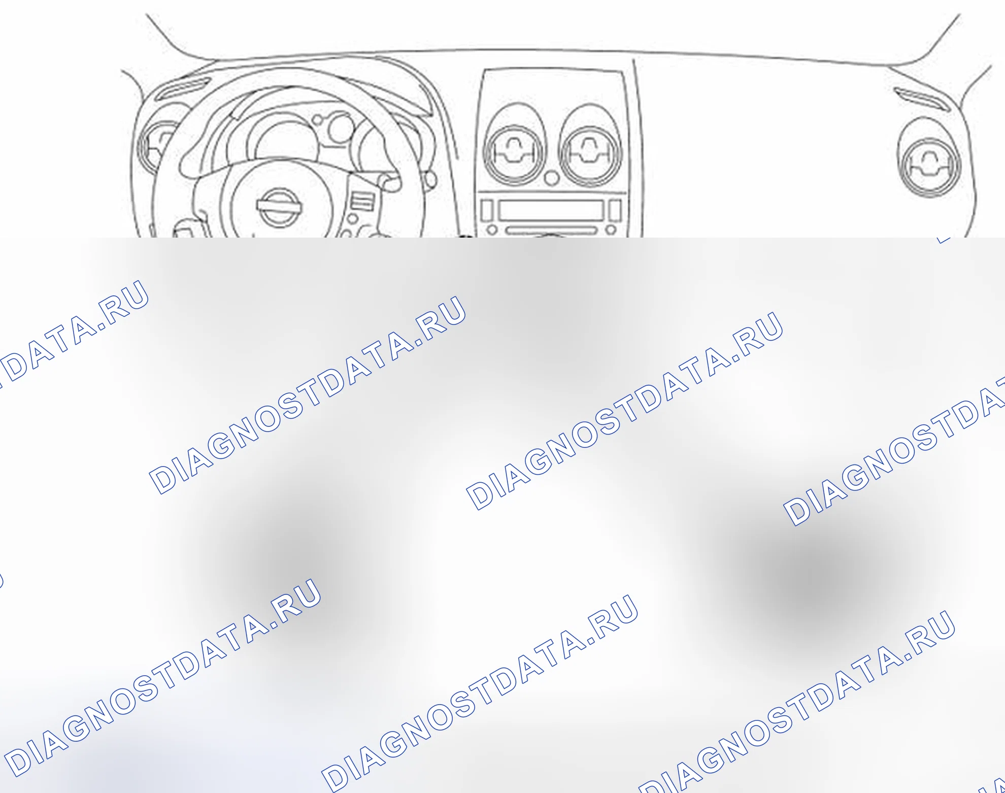 Рис. 25: ПАССАЖИРСКИЙ САЛОН. Nissan Rogue I рестайлинг