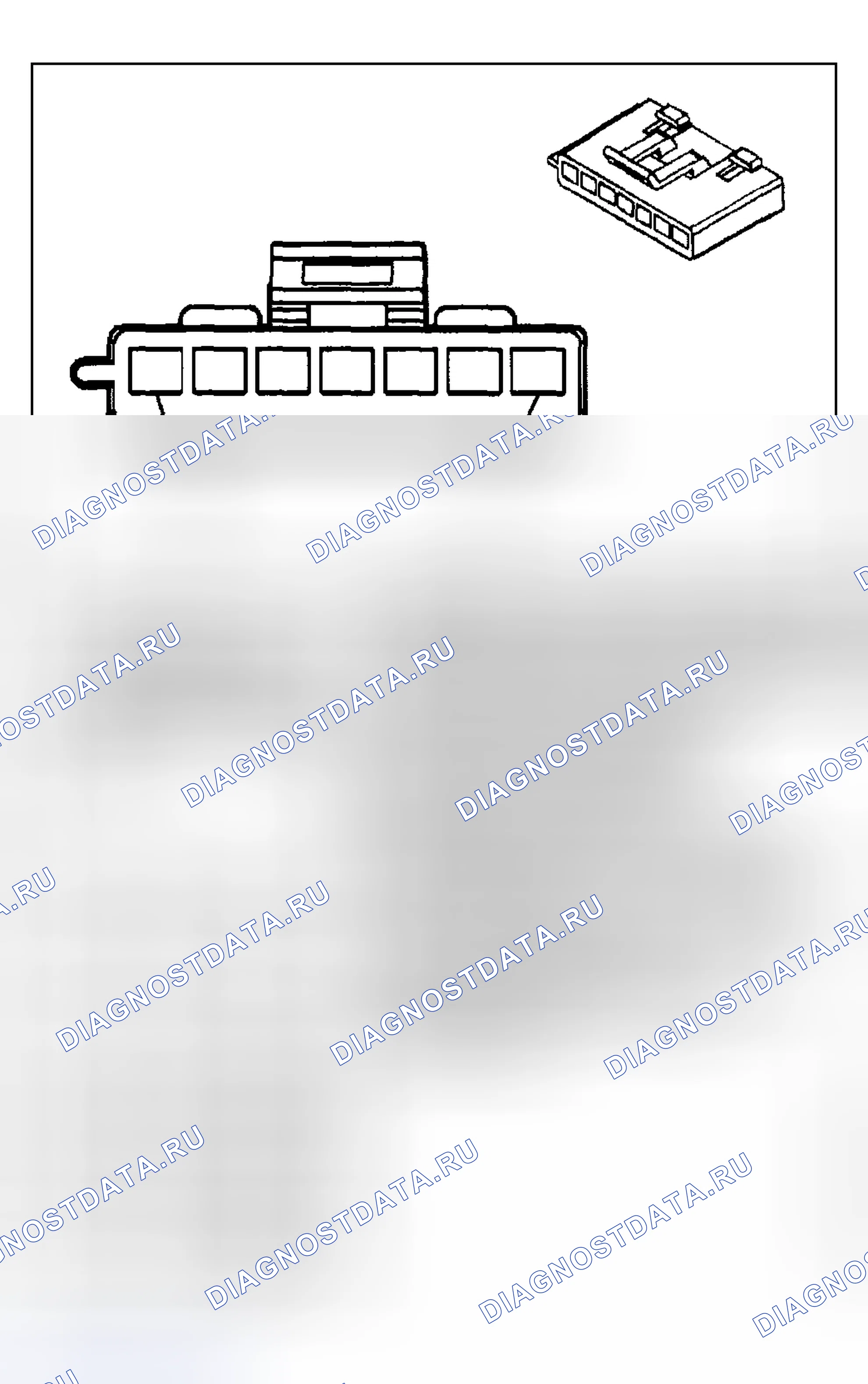 Рис. 13: Узел резистора электродвигателя вентилятора. Hyundai Venue I