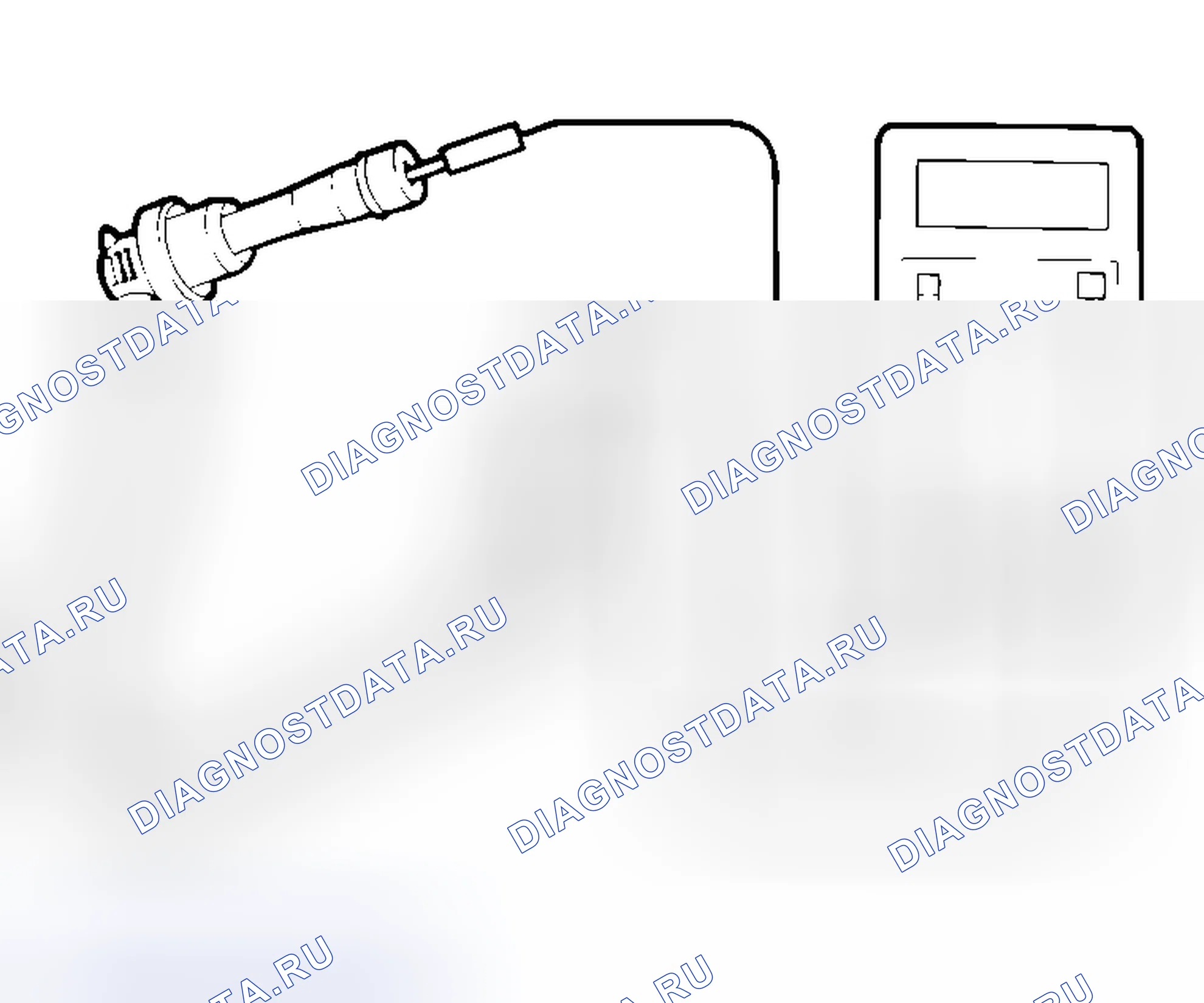 Рис. 11: ПРОВЕРКА СОПРОТИВЛЕНИЯ КАБЕЛЯ СВЕЧИ ЗАЖИГАНИЯ. Honda Grace I