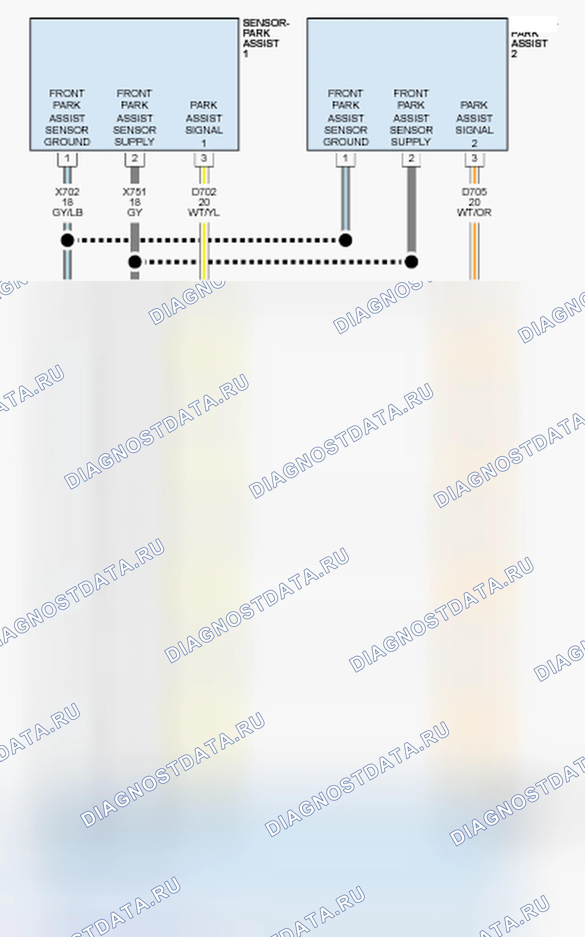 Рис. 1: B128E-11-PTS датчик 1 - замыкание на массу. RAM 1500 IV
