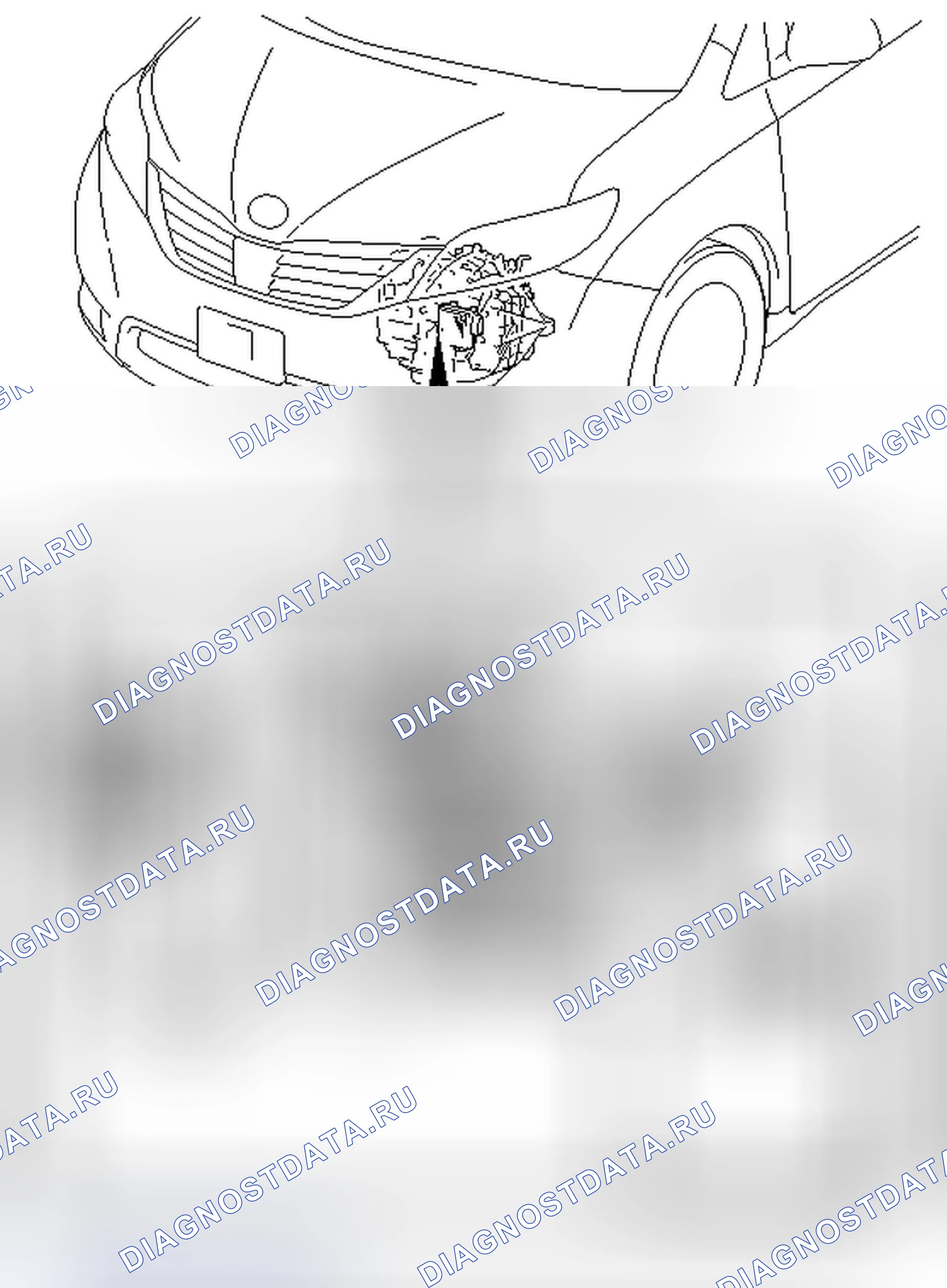 Рис. 18: ГИДРАВЛИЧЕСКОЕ ИСПЫТАНИЕ. Toyota Sienna III