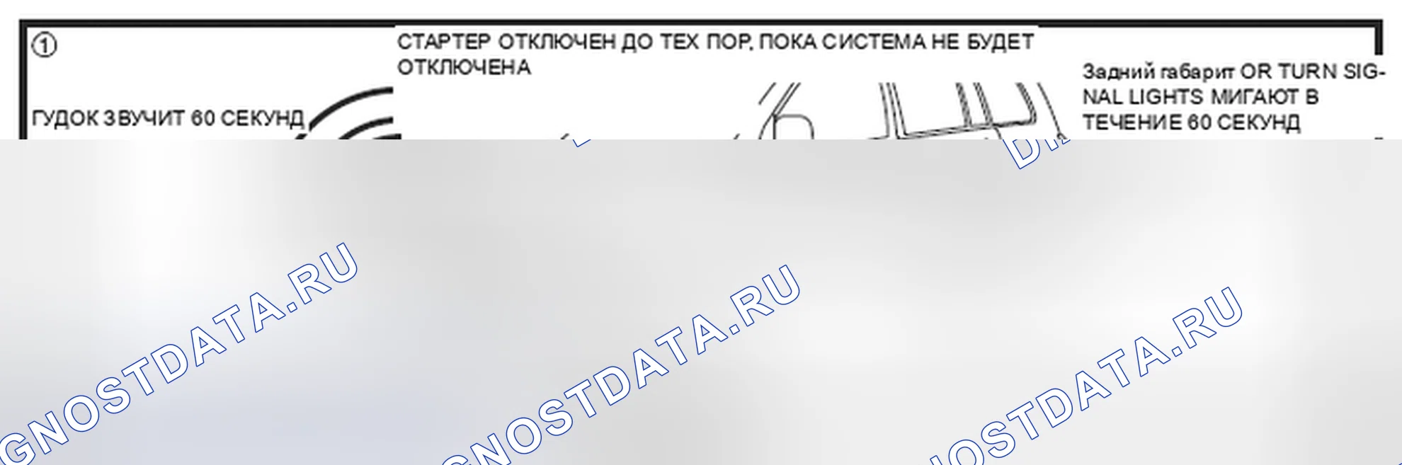 Рис. 677: Обычная тревога (1). Toyota Highlander II