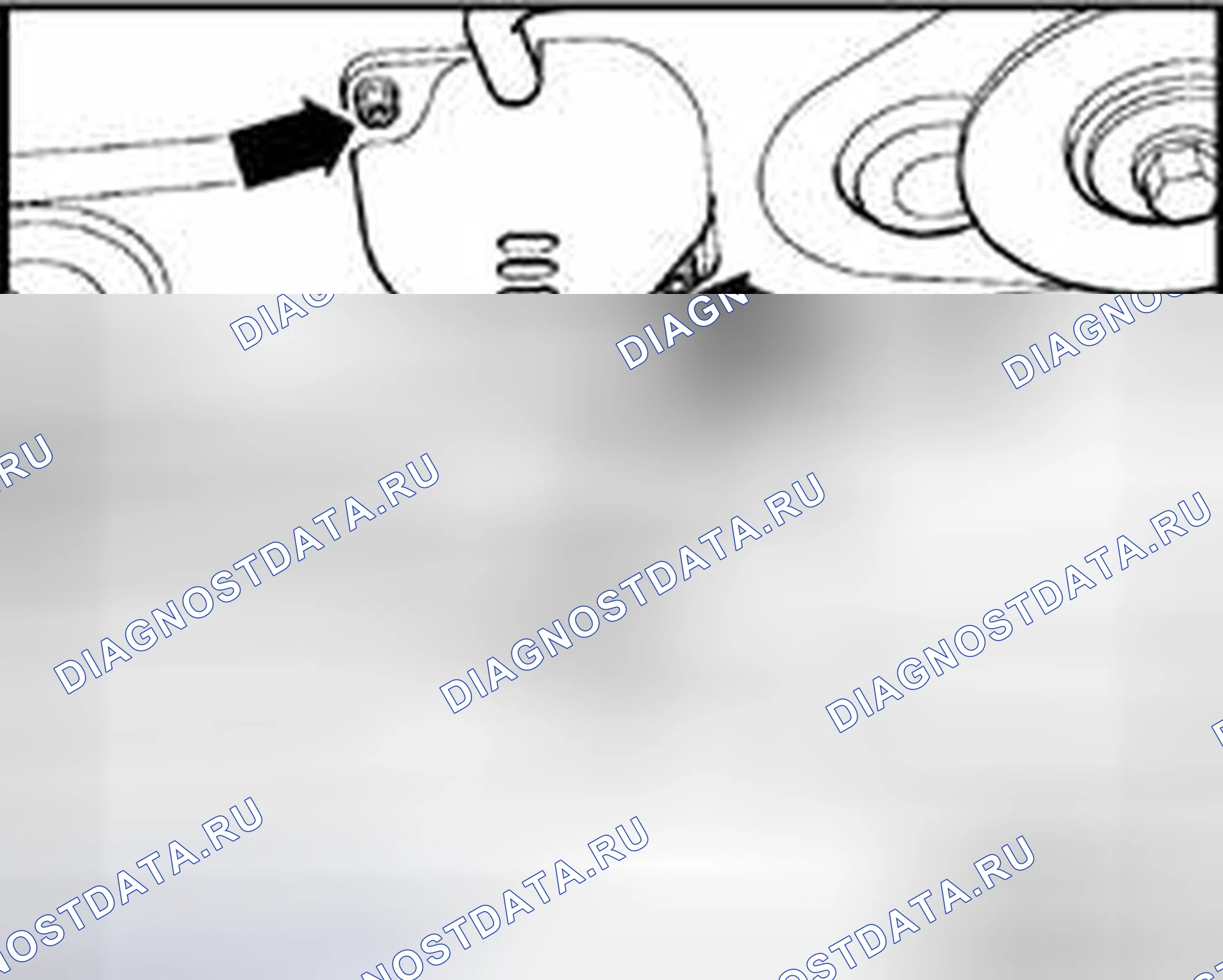 Рис. 188: Проверка базового напряжения. Volkswagen Golf Mk4
