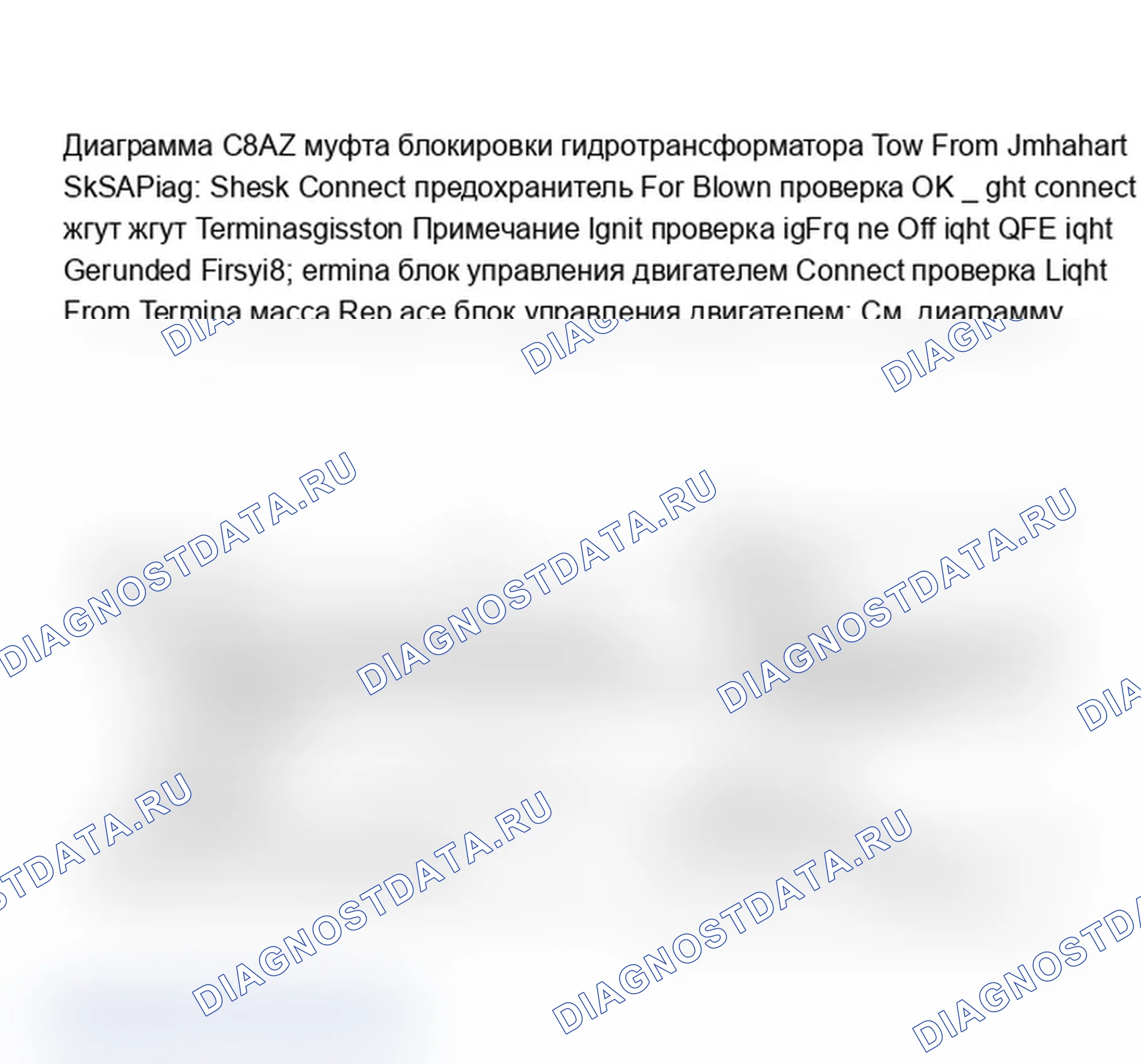 Рис. 464: Диаграмма C8A2 - Блок-схема муфта блокировки гидротрансформатора и Ckt Diag. (2 из 2). Chevrolet Caprice III