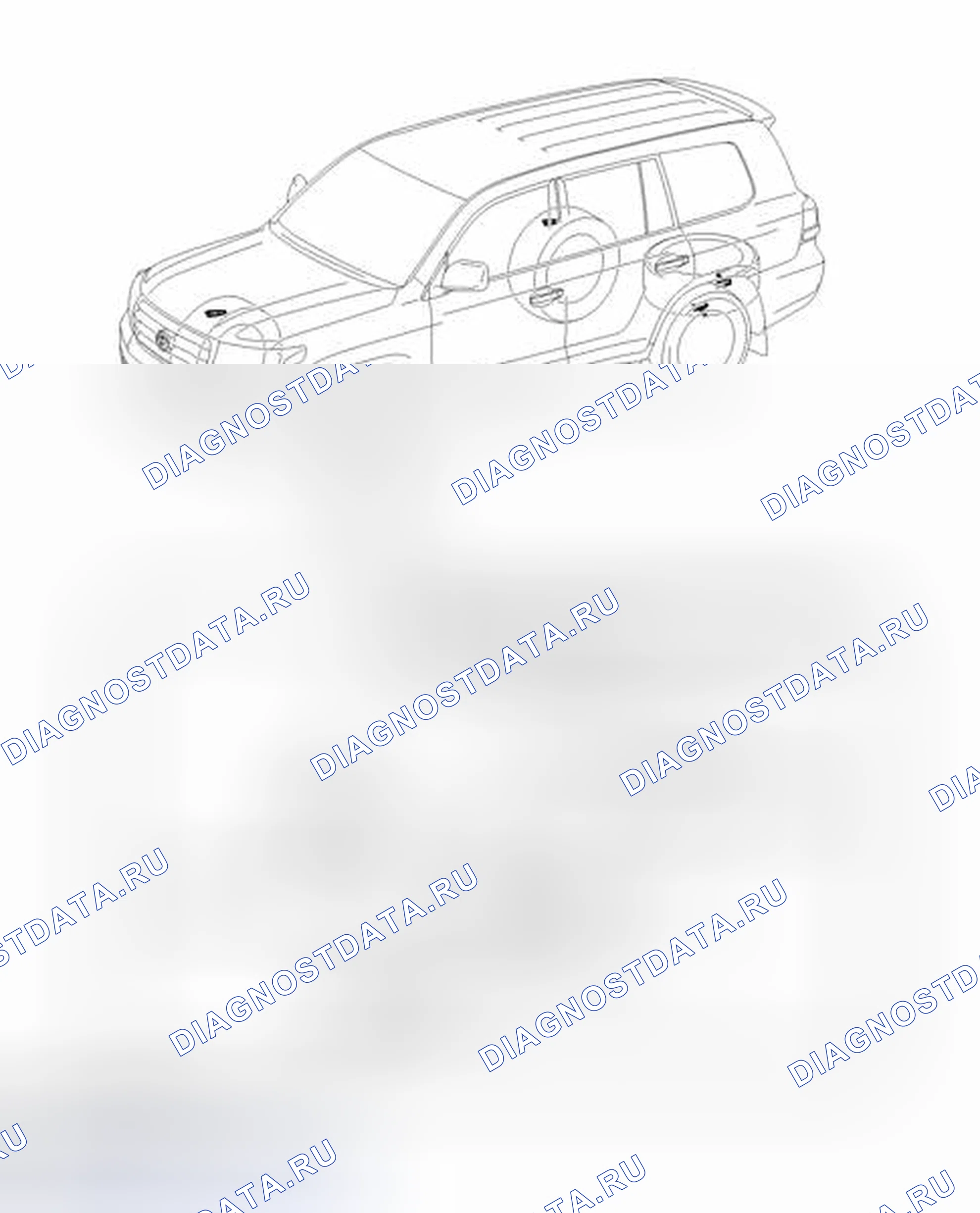 Рис. 37: ИЛЛЮСТРАЦИЯ. Toyota Land Cruiser 200 рестайлинг
