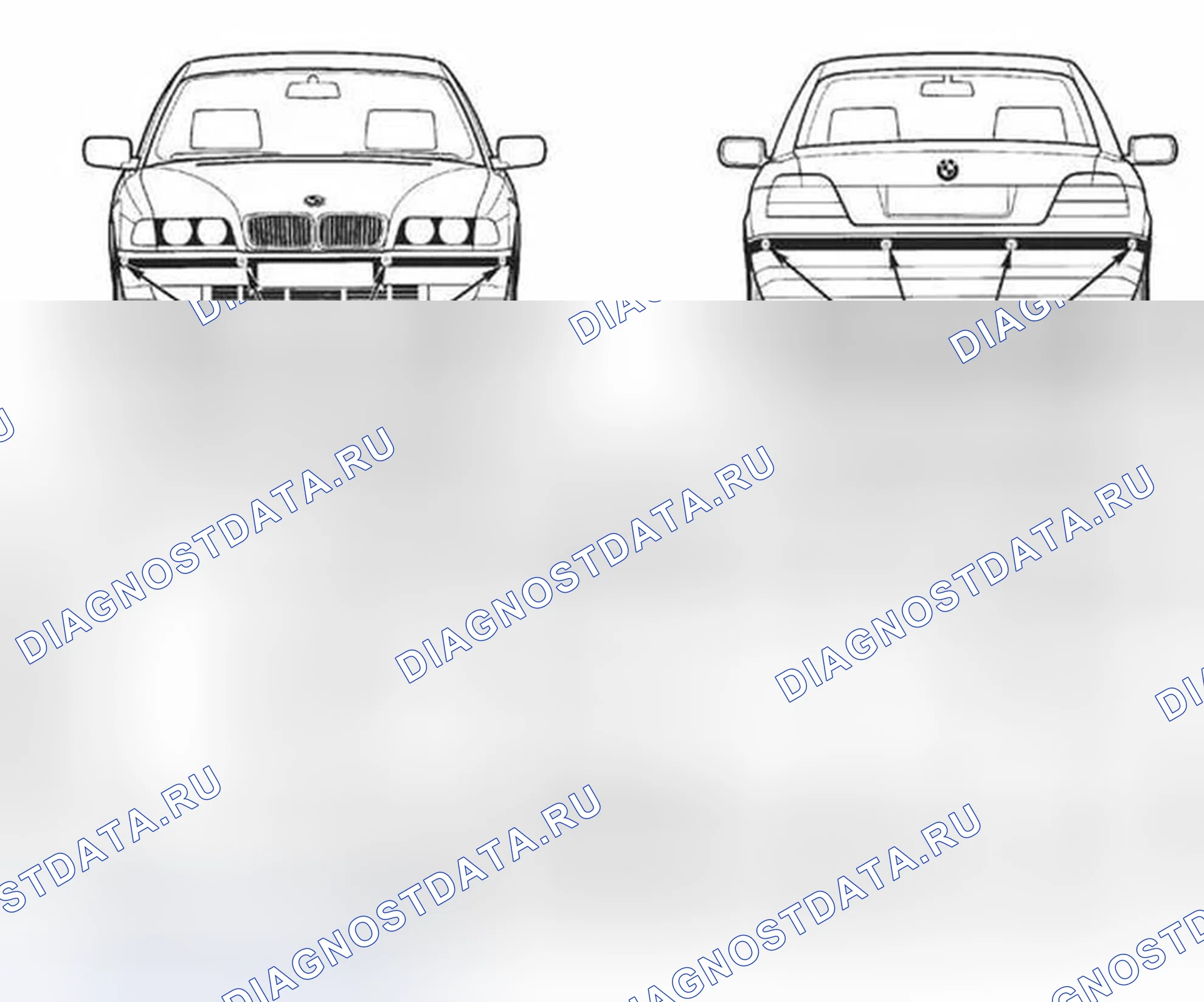 Рис. 499: Функционирование системы. BMW X5 E53