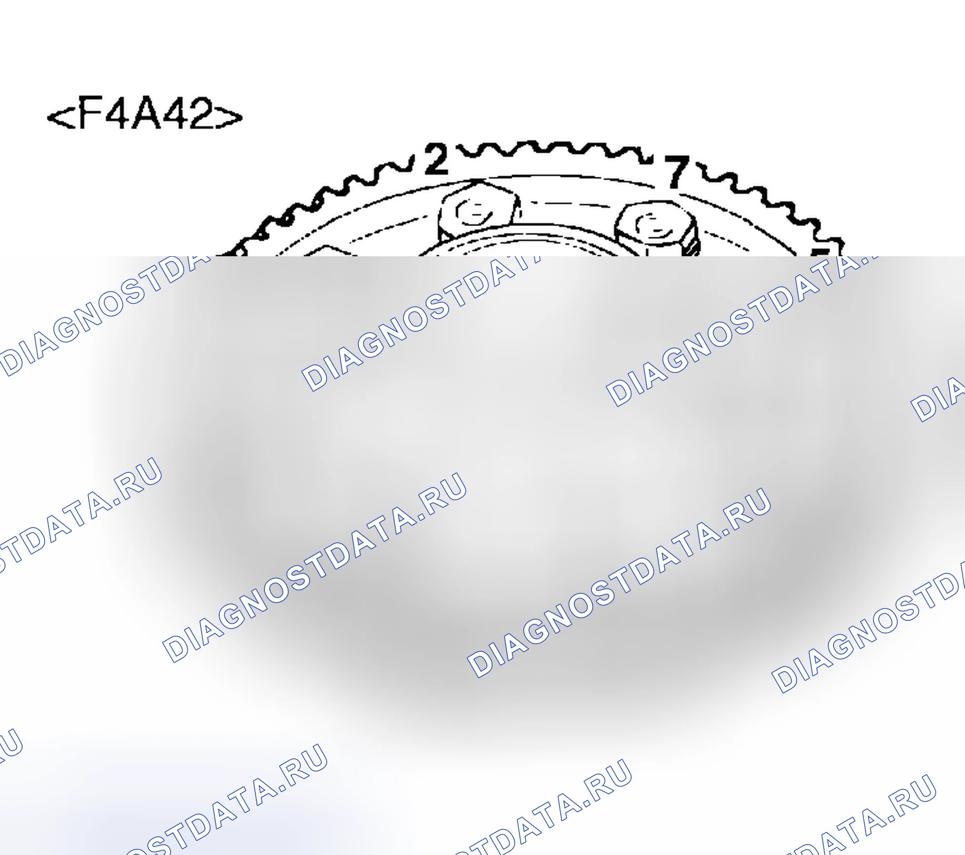 Рис. 161: Установка дифференциала (F4a42). Dodge Stratus II