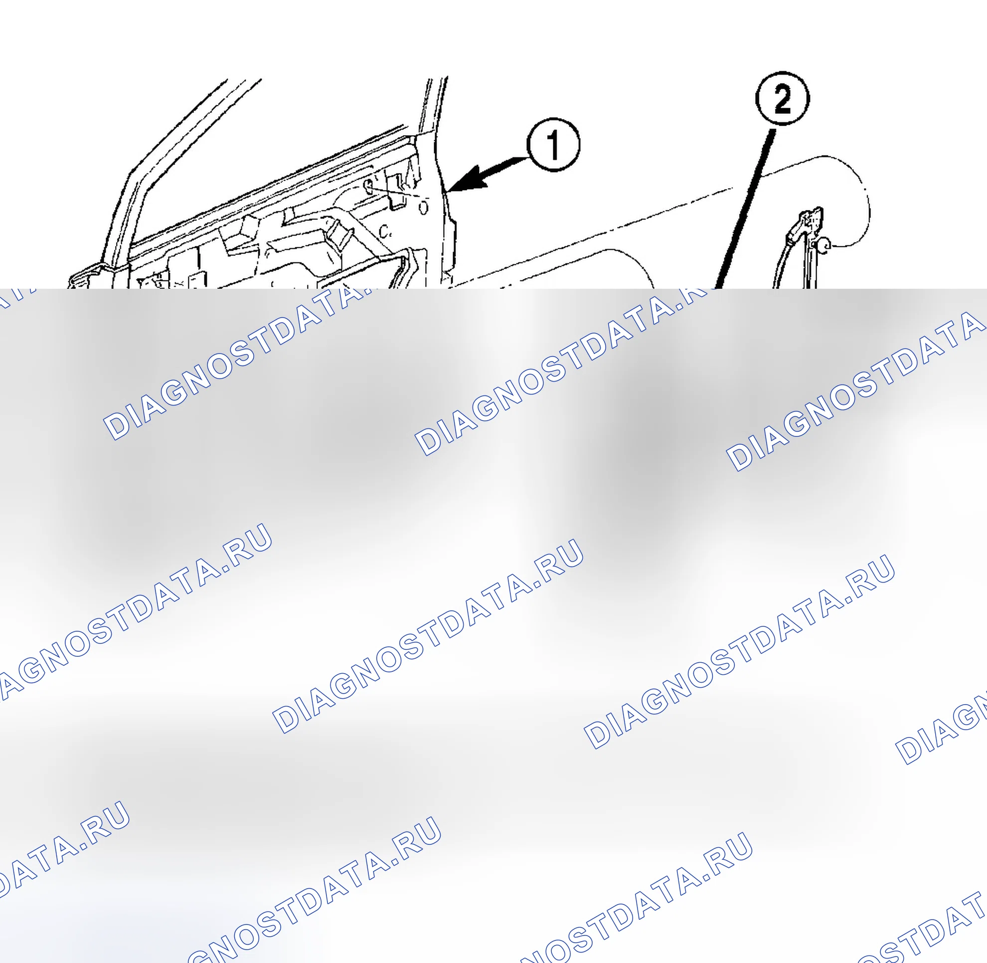 Рис. 32: ДЕМОНТАЖ. Dodge Grand Caravan IV