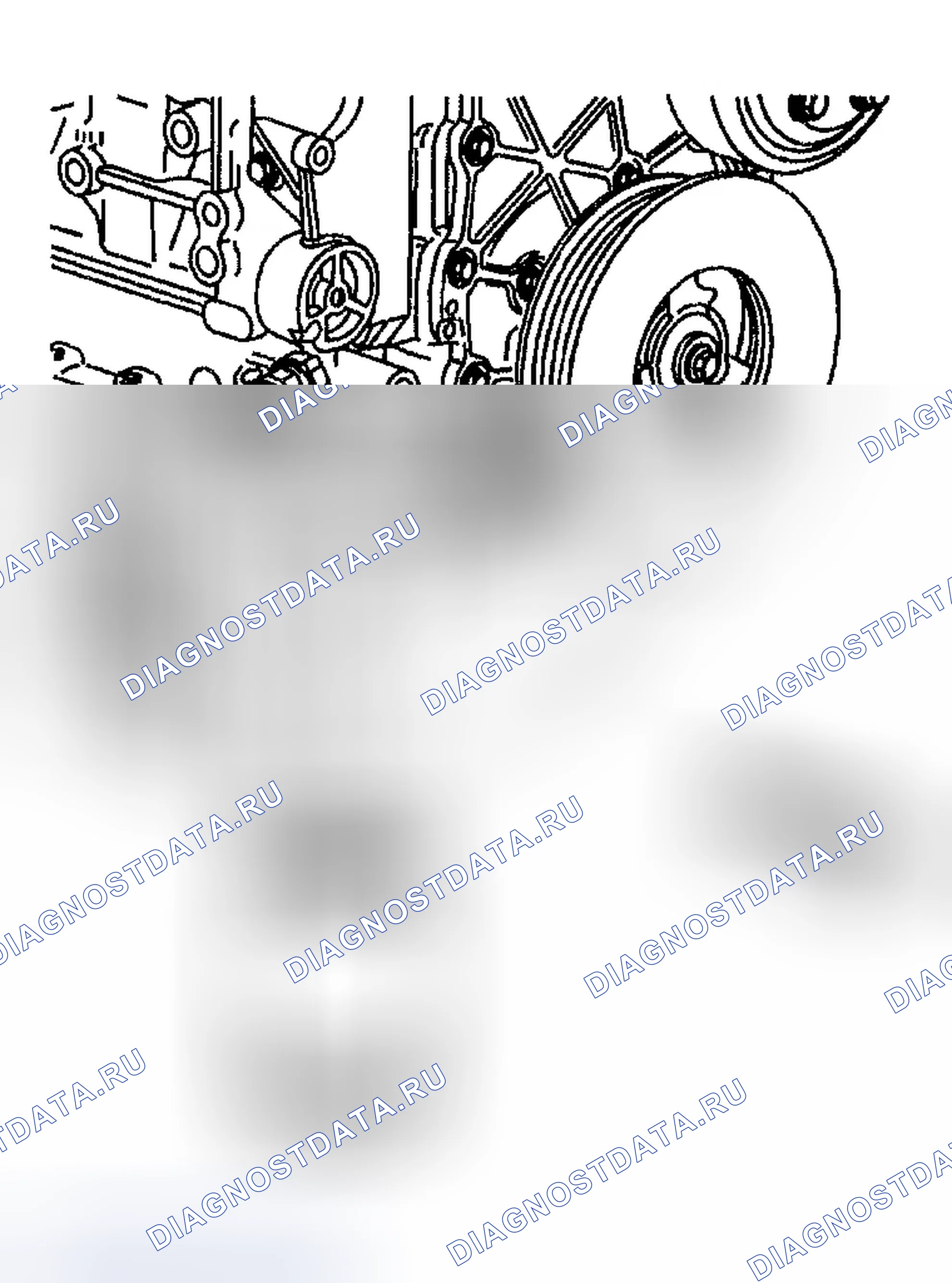 Рис. 1019: Порядок демонтажа. Chevrolet TrailBlazer I
