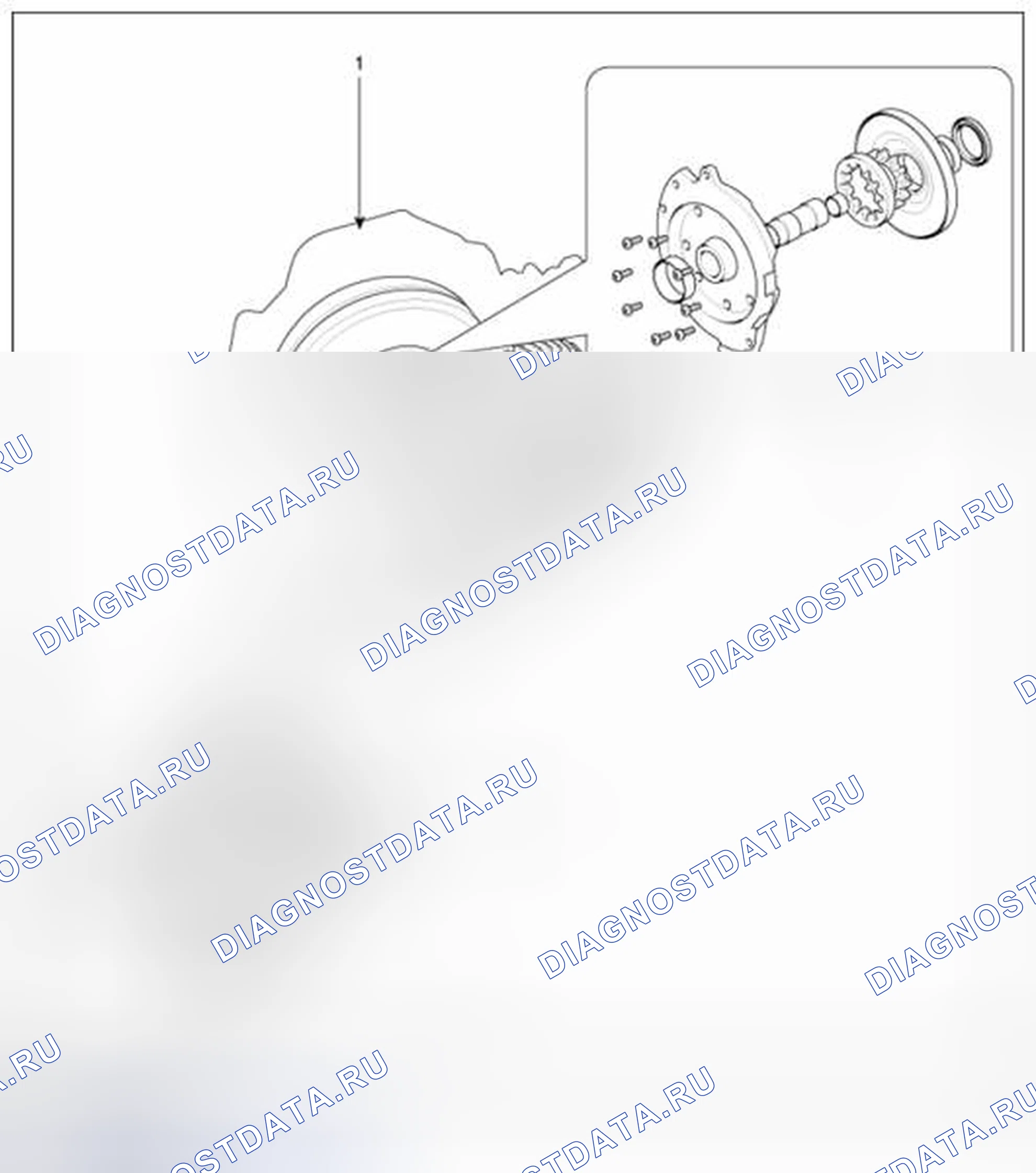 Рис. 25: Расположение компонентов. BMW 6 серия F06/F13/F12