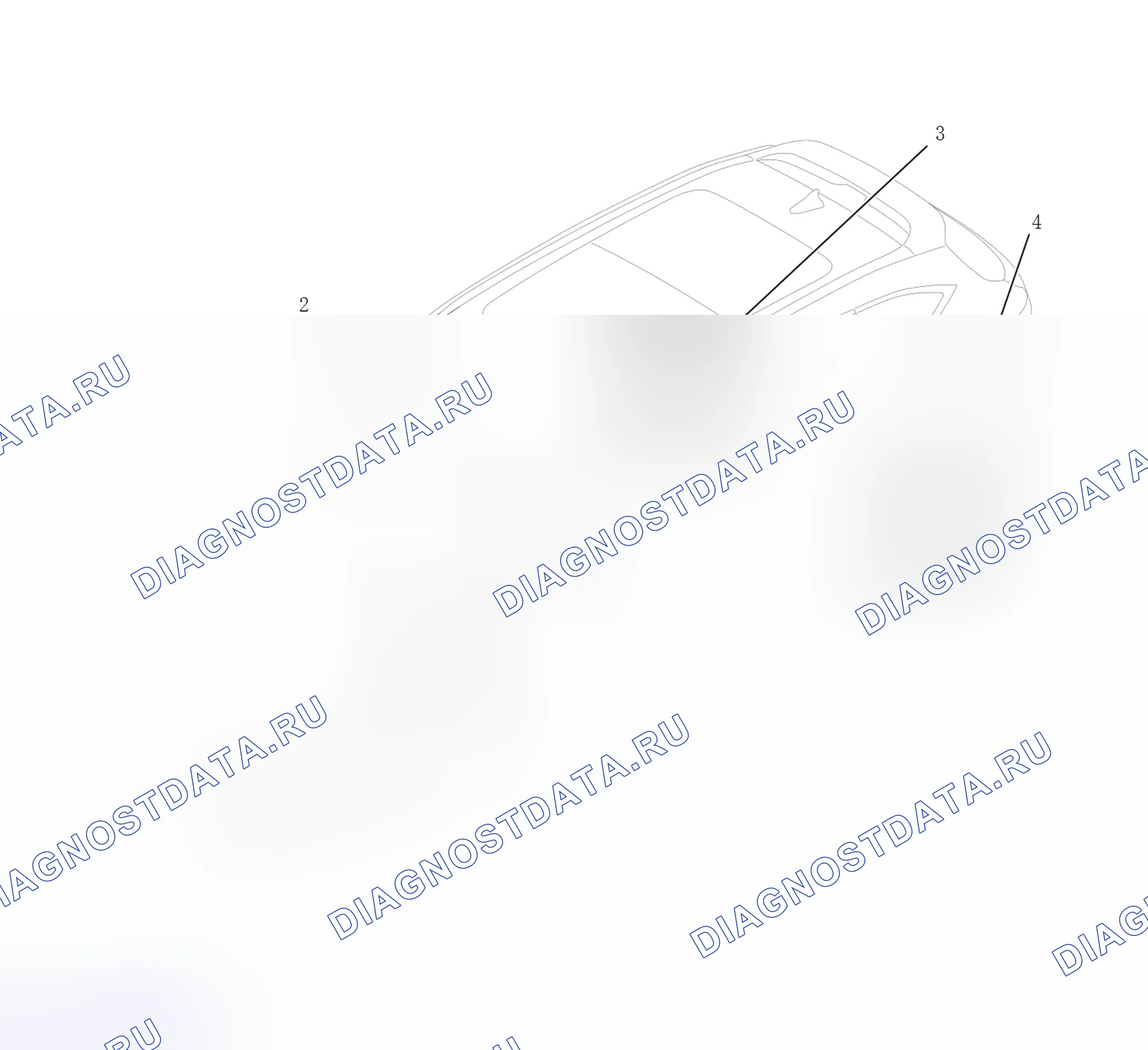 Схема расположения стояночного тормоза — Haval F7. Haval F7 I