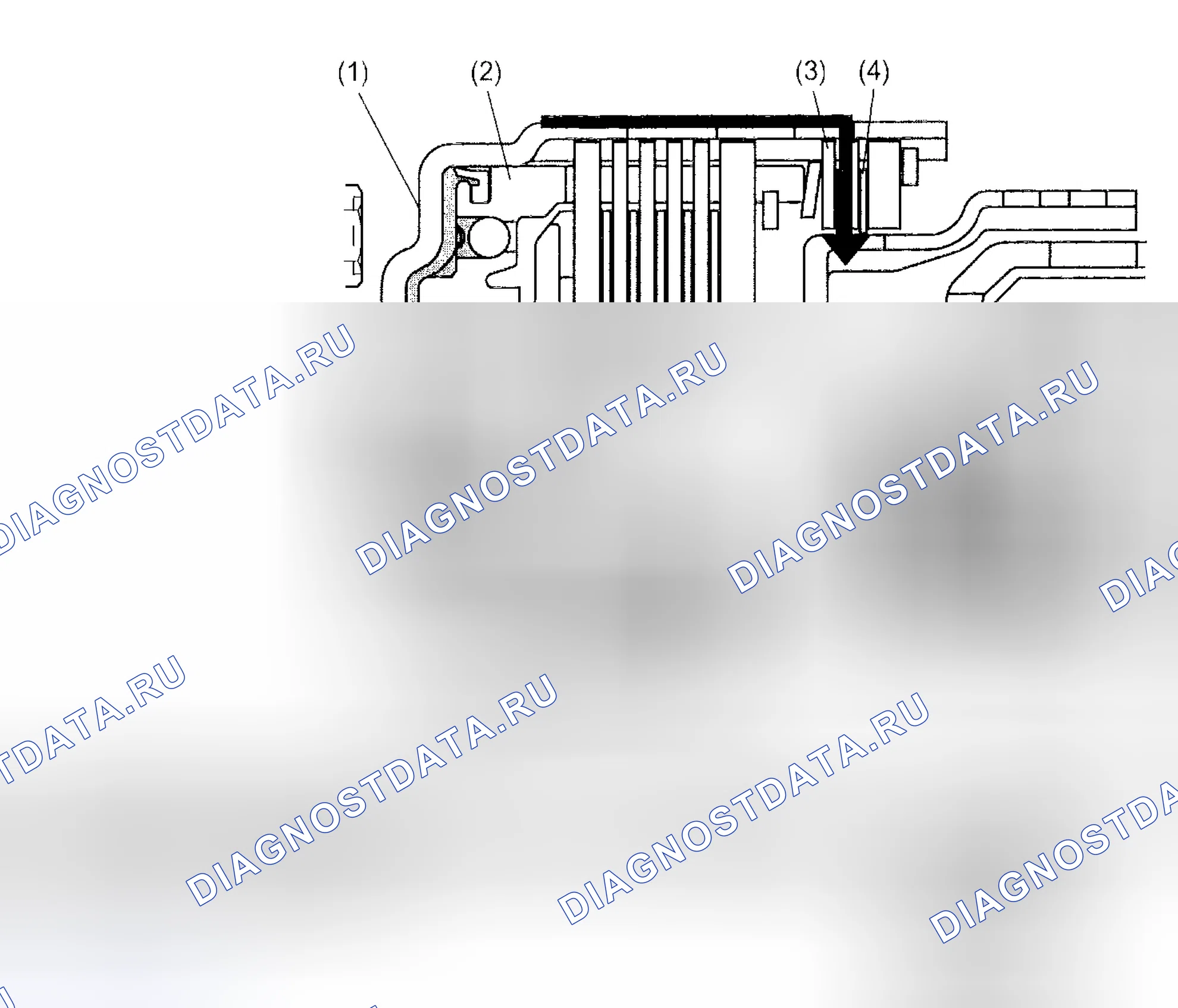 Рис. 719: ПРИ ВЫБОРЕ РЕВЕРСА. Subaru Impreza WRX GD/GG рестайлинг