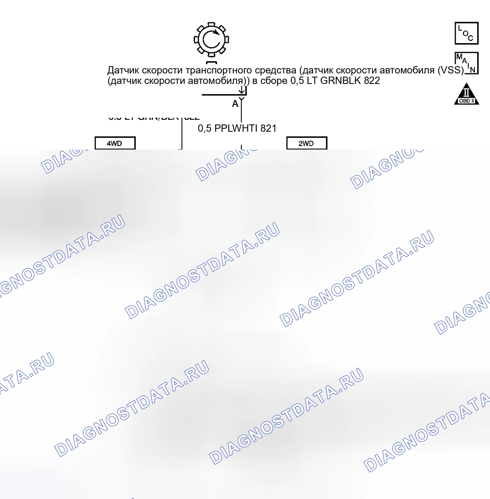 Рис. 228: P0502 расшифровка кода ошибки. GMC Sierra 3500 