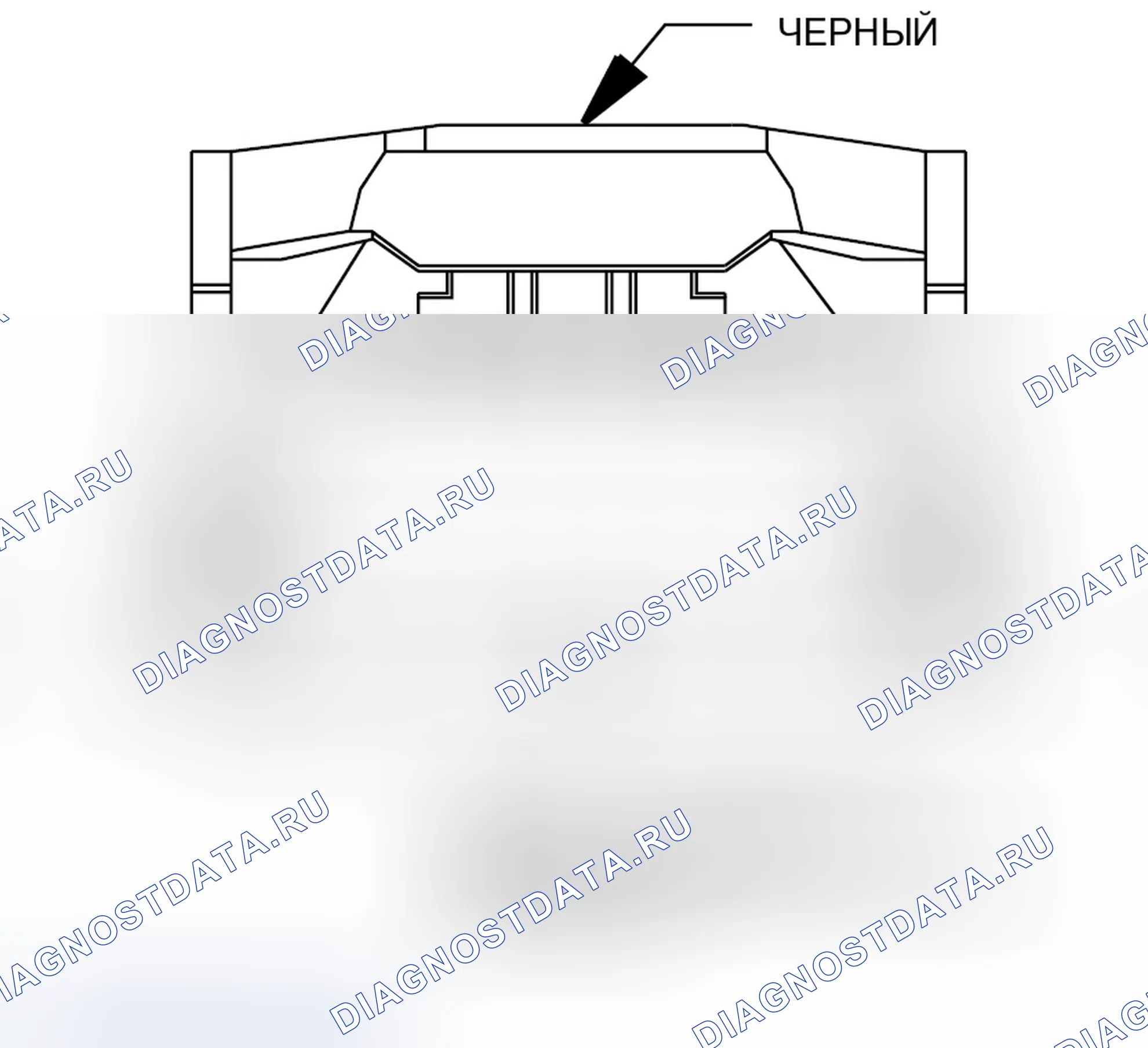 Рис. 177: Вид с торца разъема модуля Totally Integrated Питание (C8). Dodge Caliber I