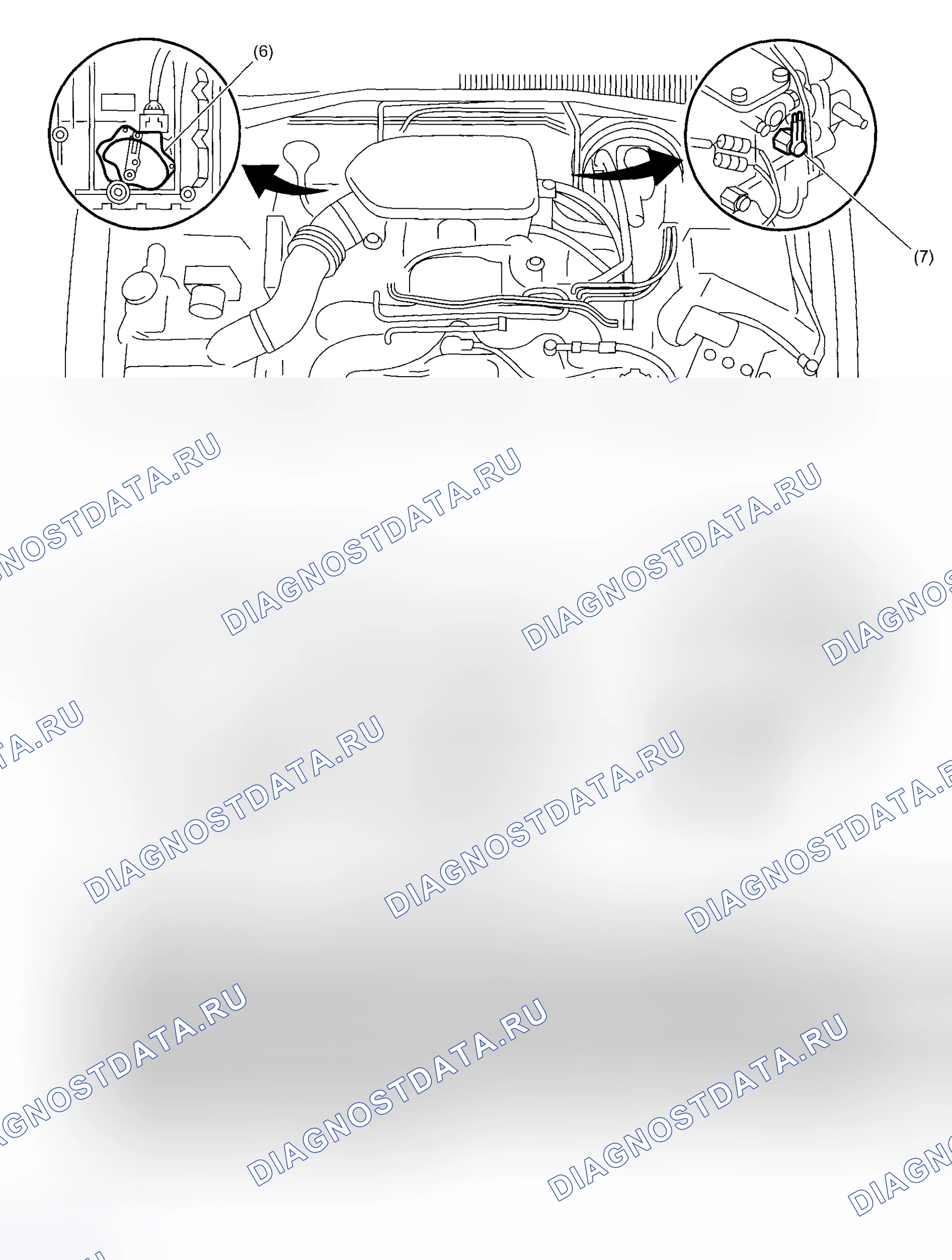 Рис. 1: РАСПОЛОЖЕНИЕ КОМПОНЕНТОВ. Subaru Impreza WRX GH