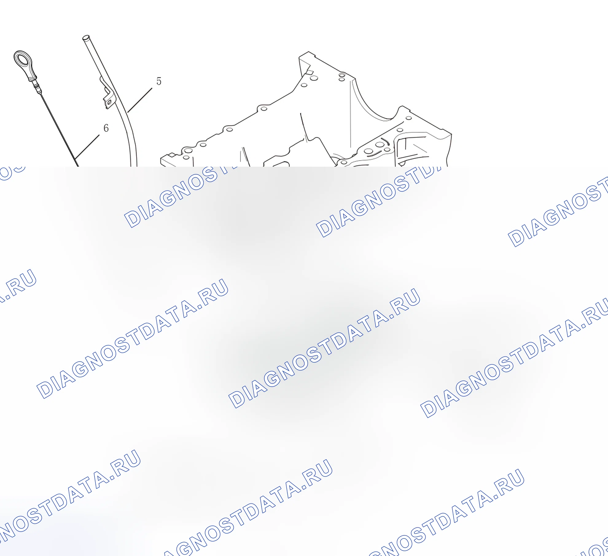 Схема расположения картера — Great Wall Wingle-5. Great-Wall Wingle 5 I