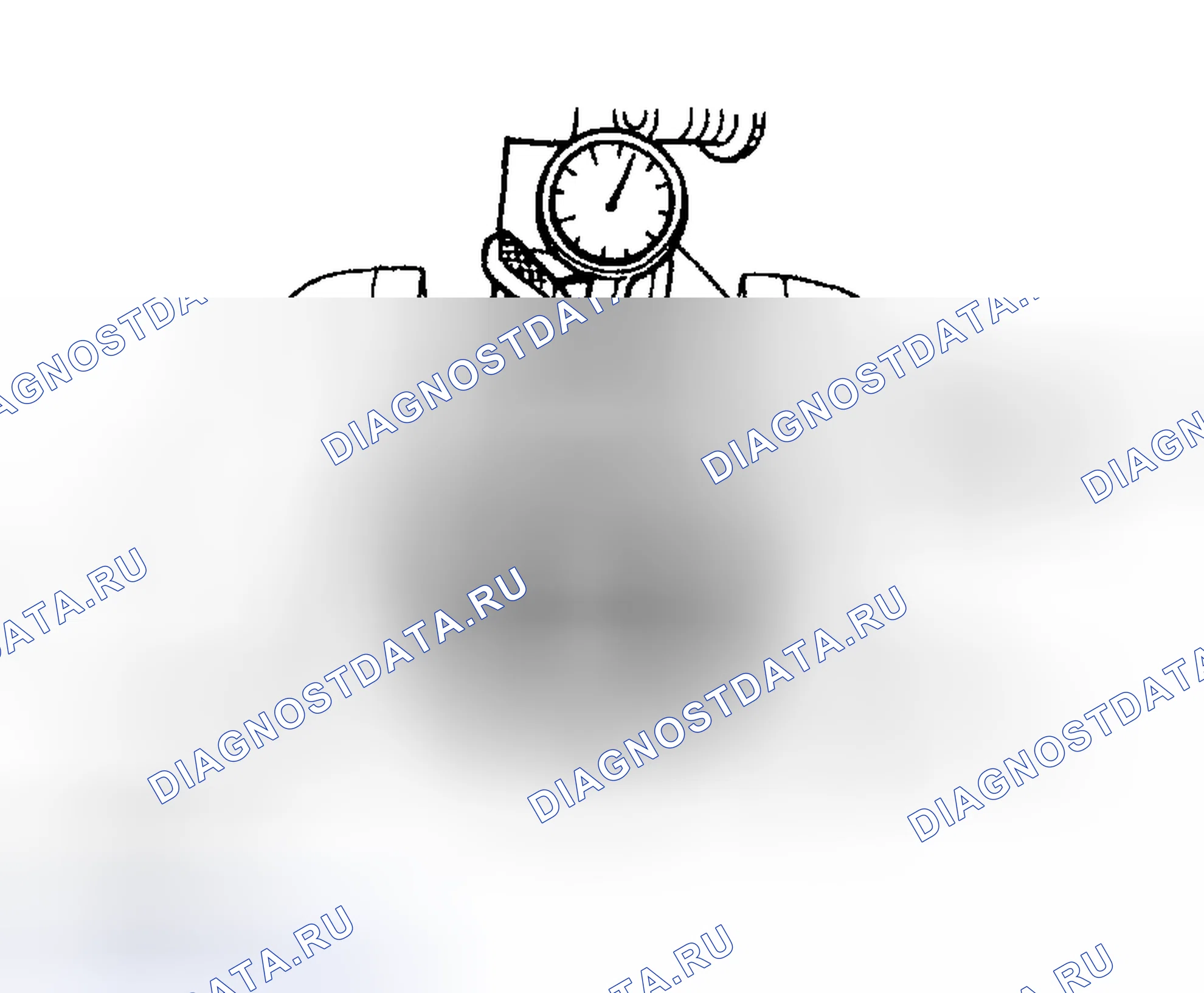 Рис. 126: Проверка прогиба желоба шкива. Subaru Impreza GD/GC/GG