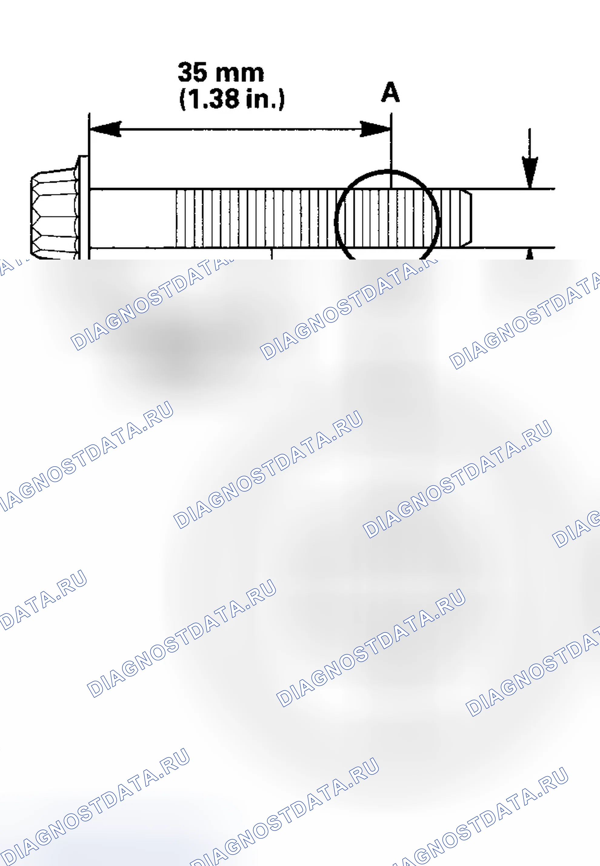Рис. 84: Проверка болтов шатуна. Honda Accord VI