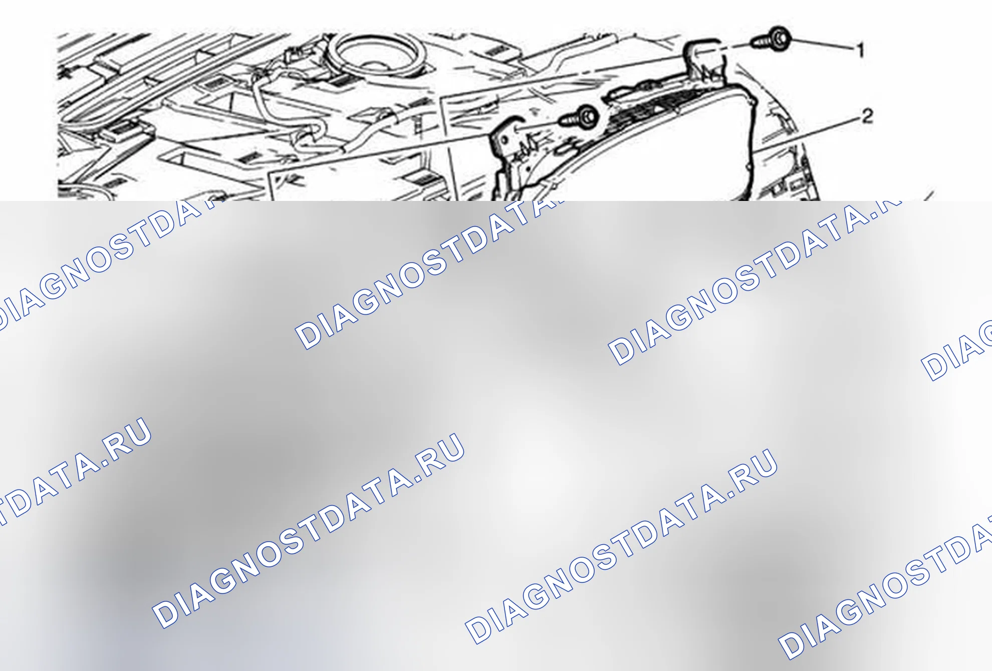Рис. 6: Замена приборной панели. Cadillac ELR I