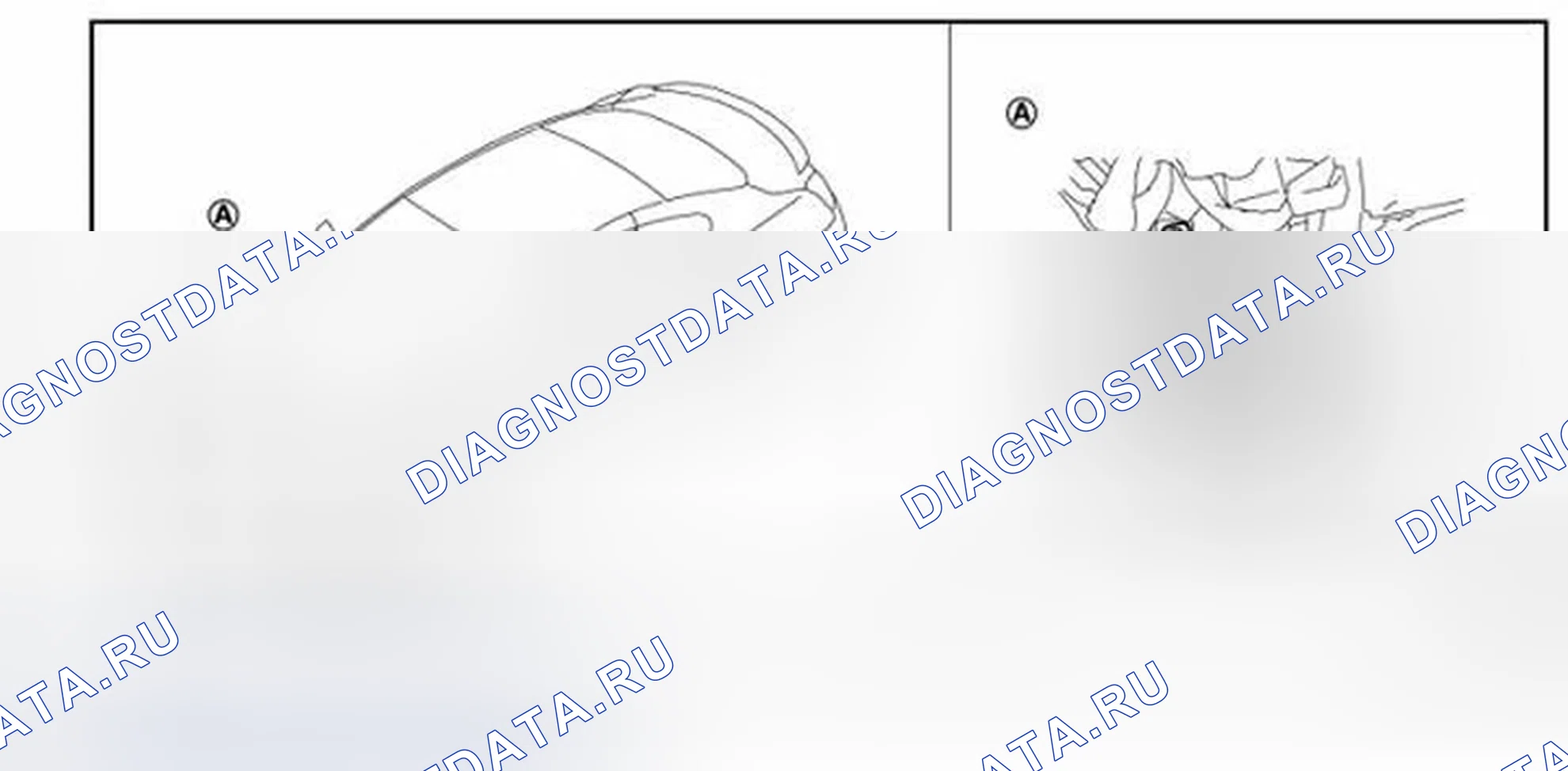 Рис. 114: Расположение компонентов. Infiniti Q60 I