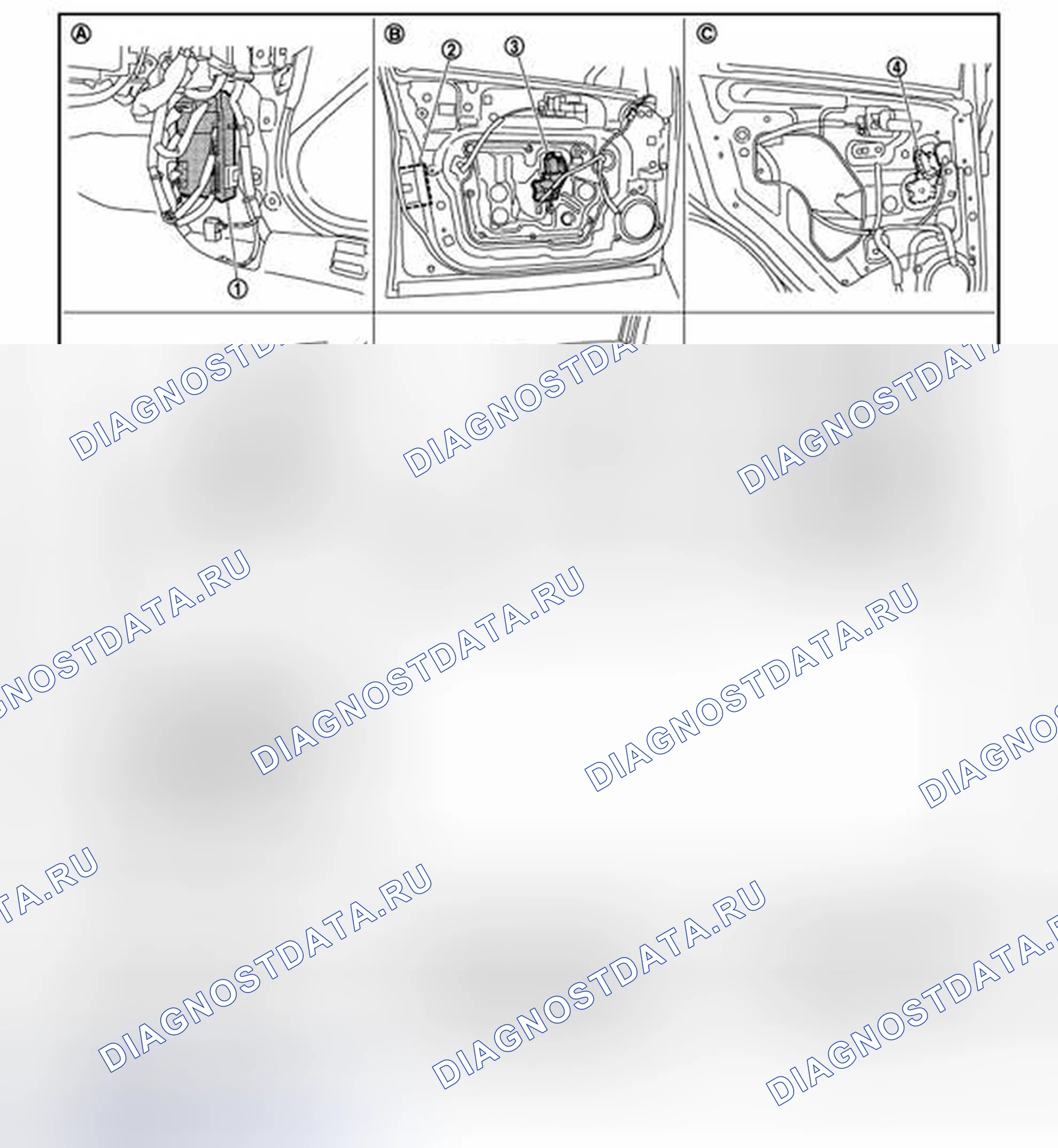 Рис. 10: Расположение компонентов. Infiniti EX37 I