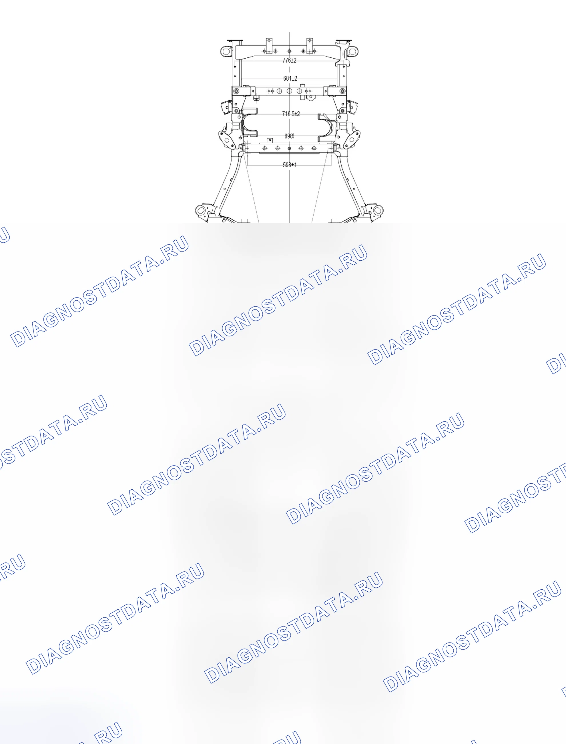 Рама ( ) Базовый размер корпуса — Great Wall Wingle-7. Great-Wall Wingle 7 I