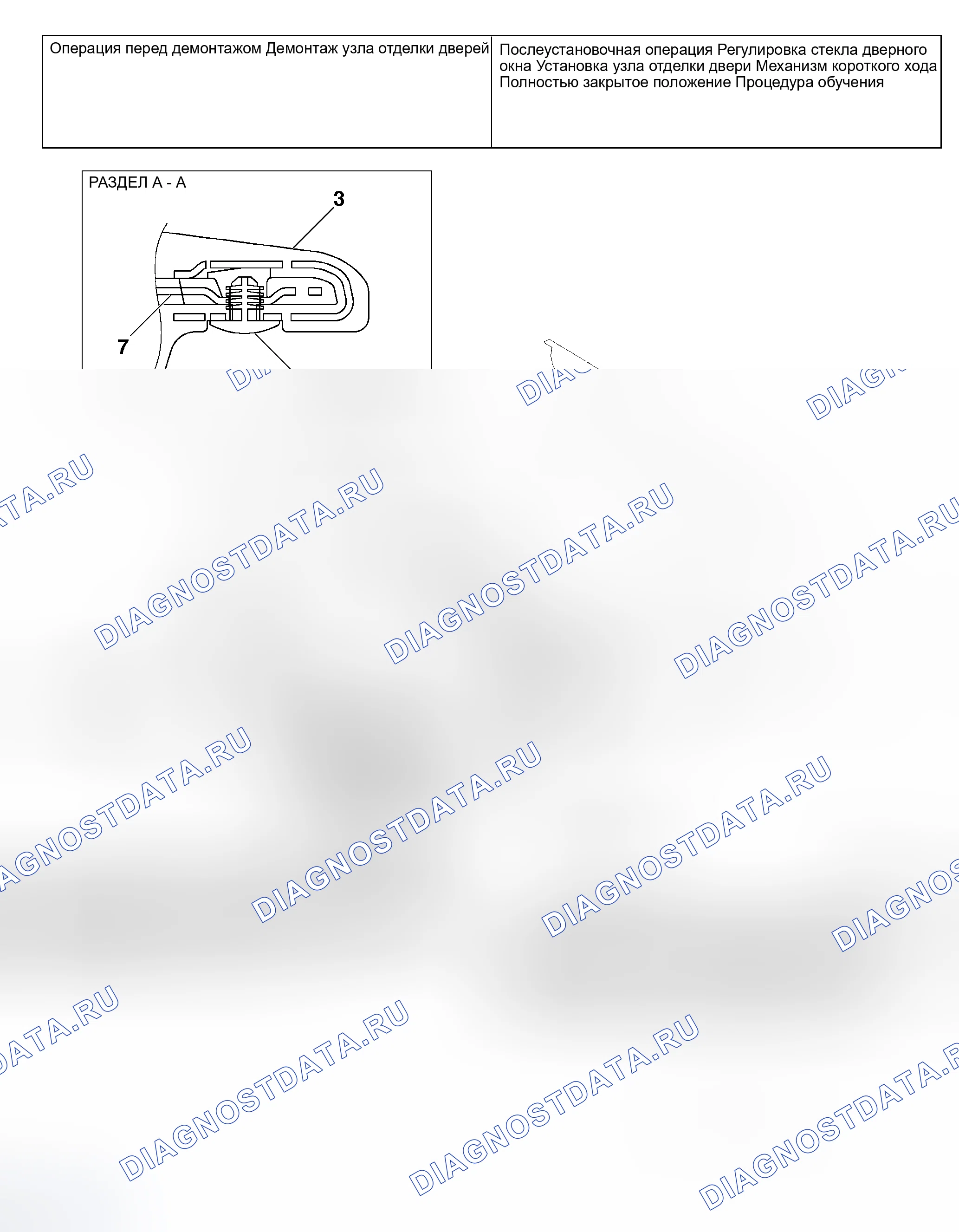 Рис. 155: ДЕМОНТАЖ И МОНТАЖ. Honda Fit Shuttle I