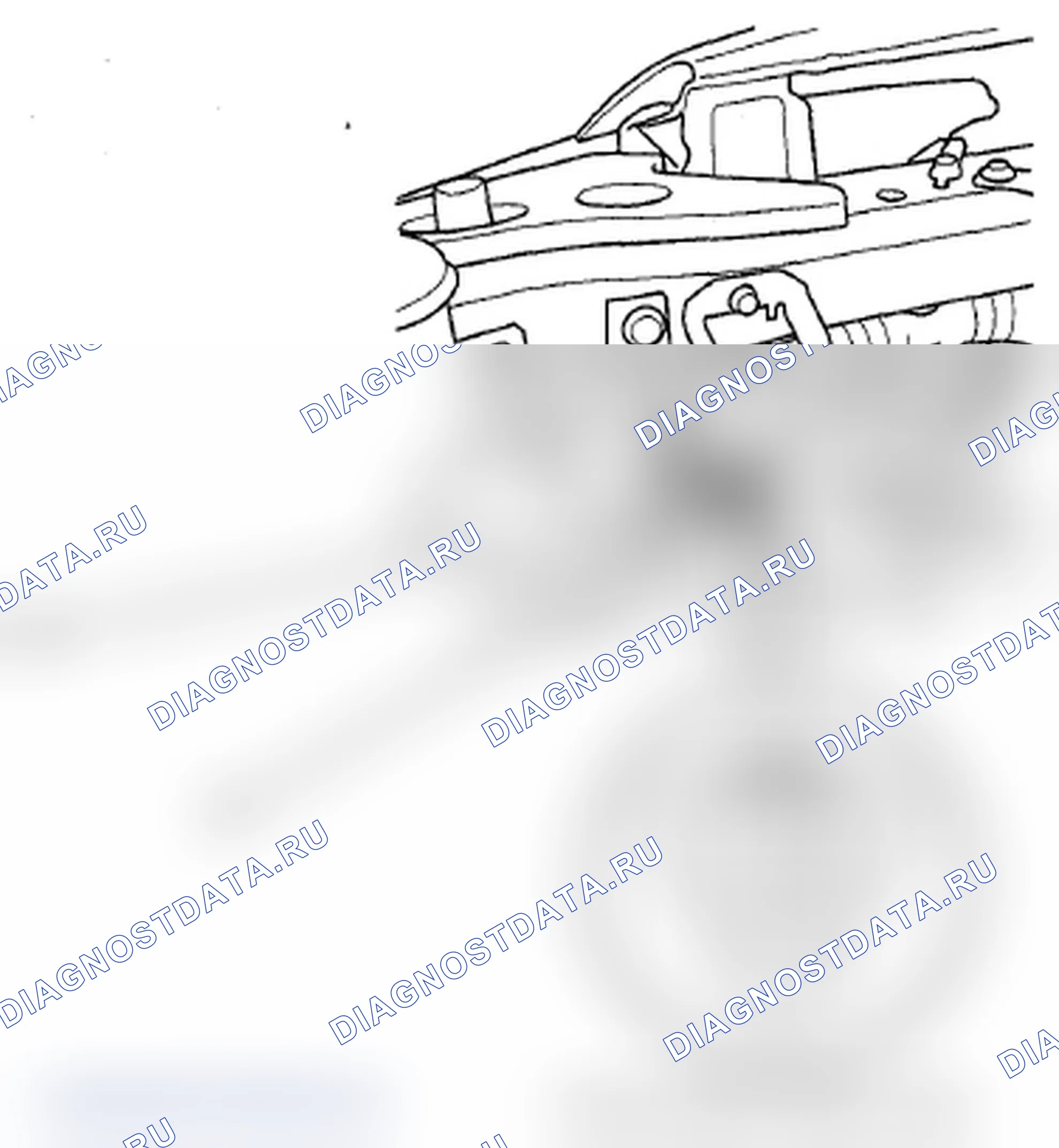 Рис. 66: Входной тест двигателя выравнивания фар. Acura MDX II рестайлинг