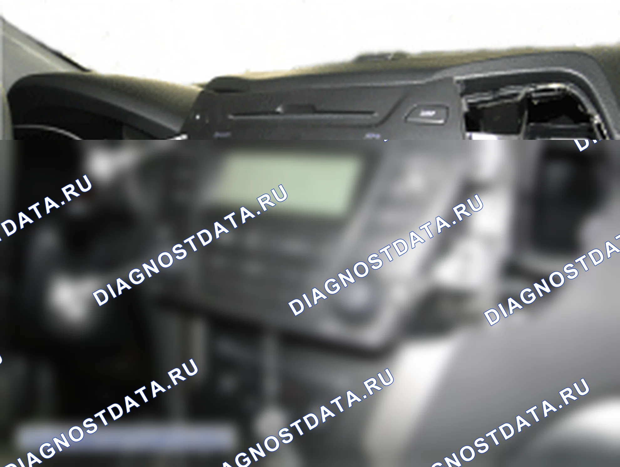 Снятие аудиомодуля. Hyundai Santafe Sport DMA