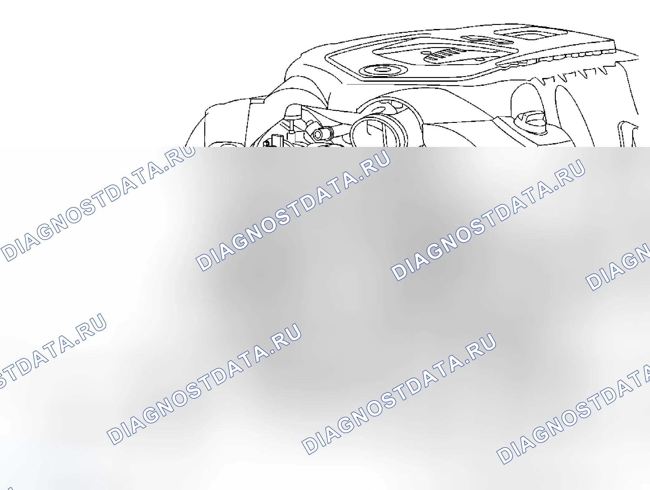 Рис. 8: Замена шкива натяжного шкива ремня водяного насоса и генератора. Cadillac XLR I
