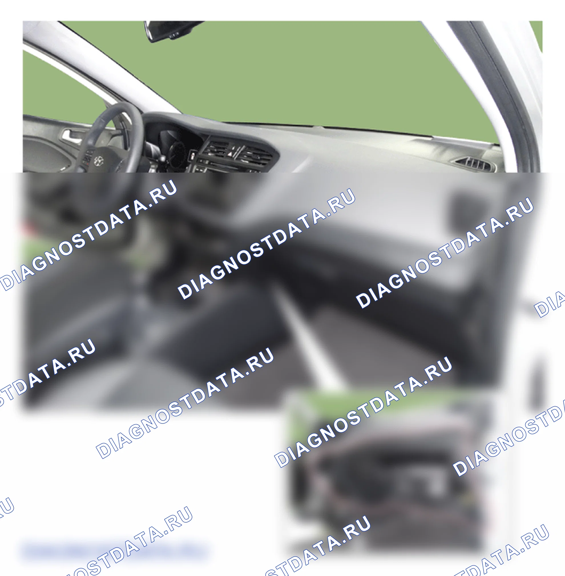 Расположение деталей центральной части передней панели. Hyundai i20 GB