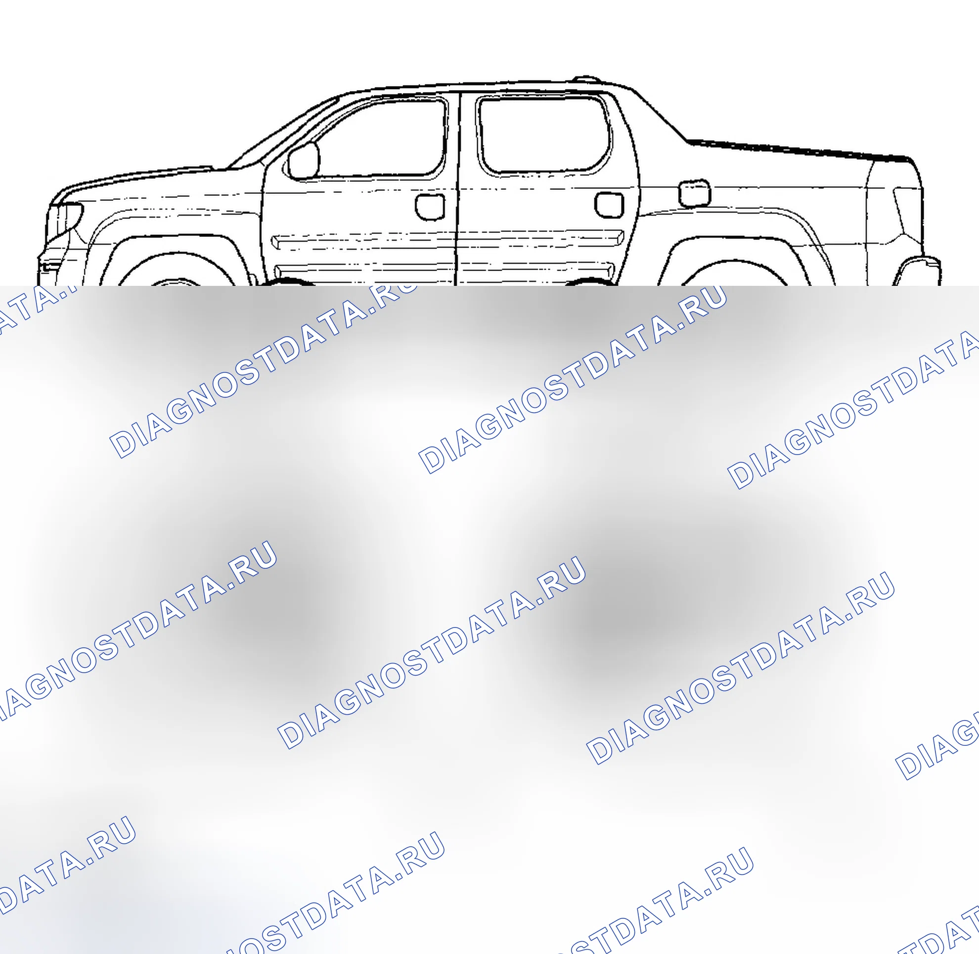 Рис. 24: Рамный подъемник. Honda Ridgeline I