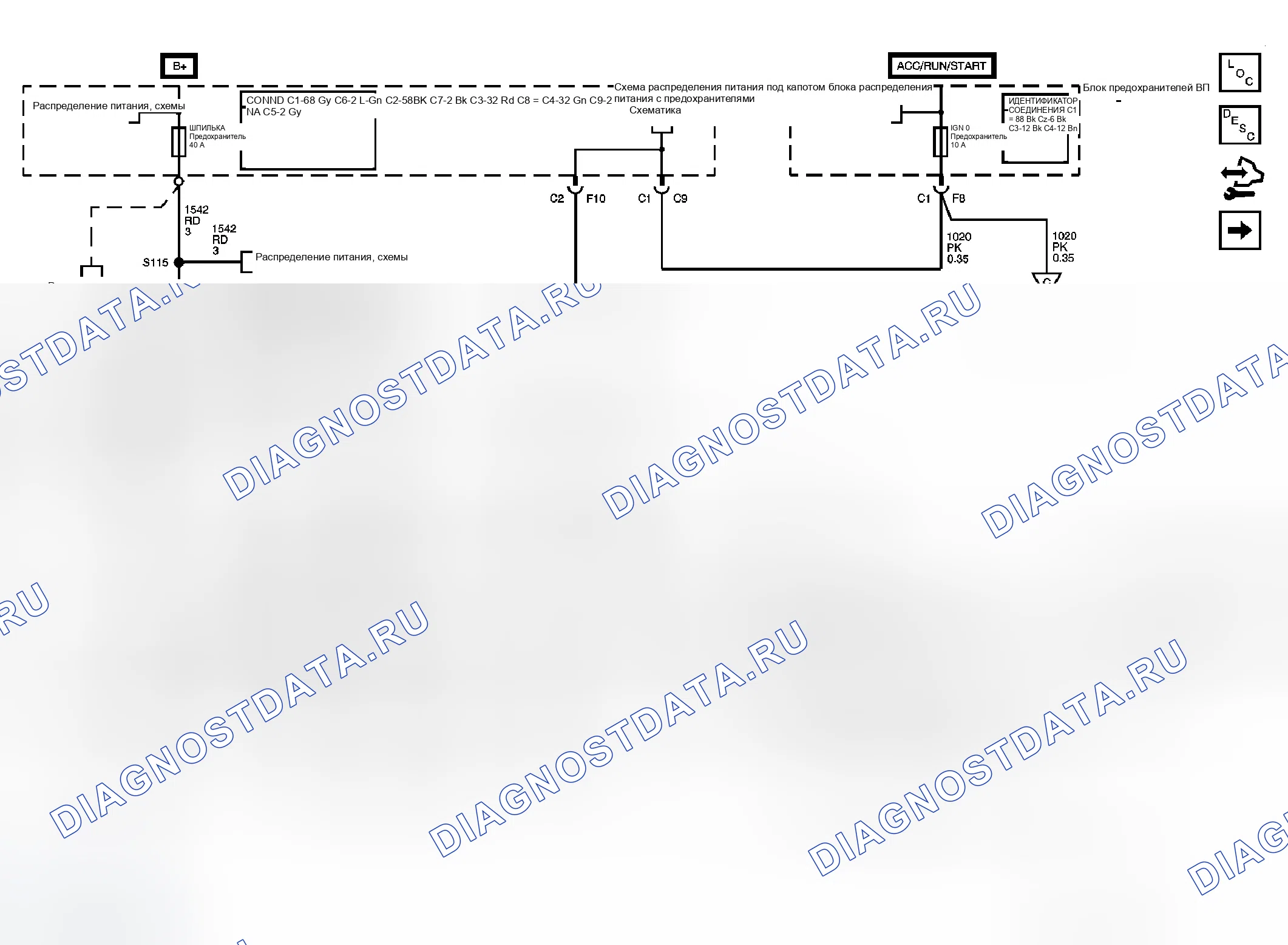 Рис. 17: Схема гибридного управления. GMC Sierra Classic 3500 