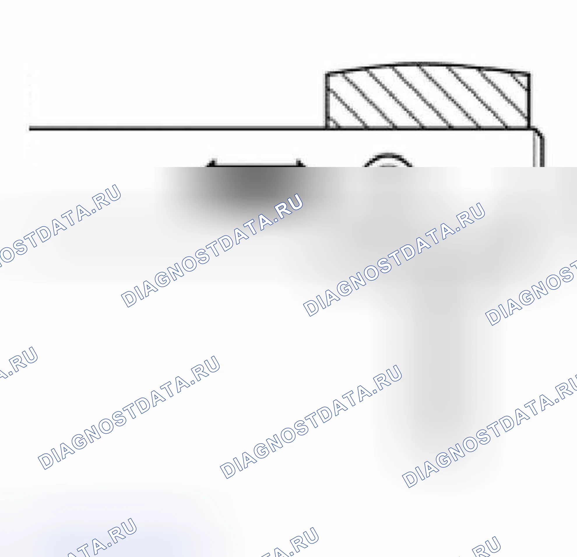 Рис. 3: Запорные устройства. Volkswagen Golf Mk4