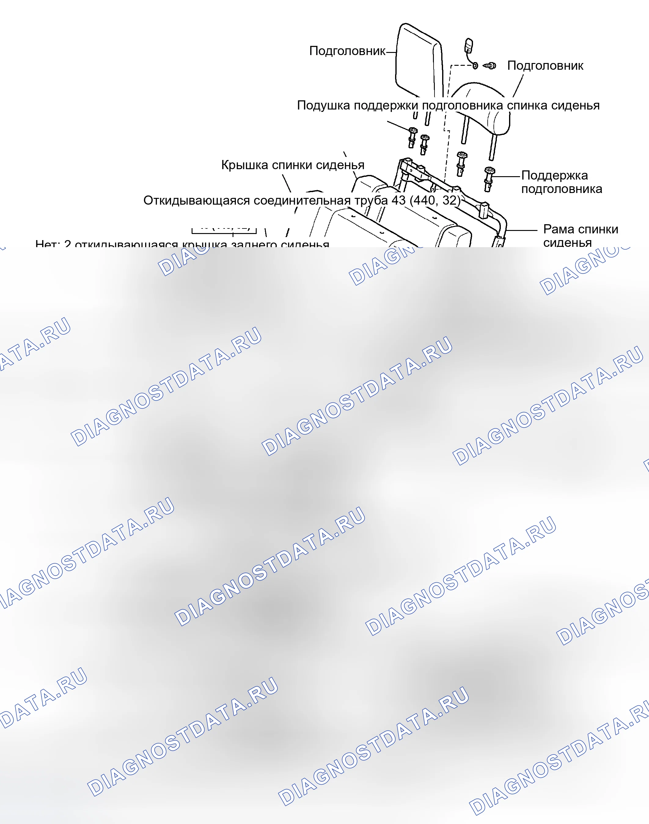 Рис. 153: КОМПОНЕНТЫ. Toyota Sequoia I рестайлинг