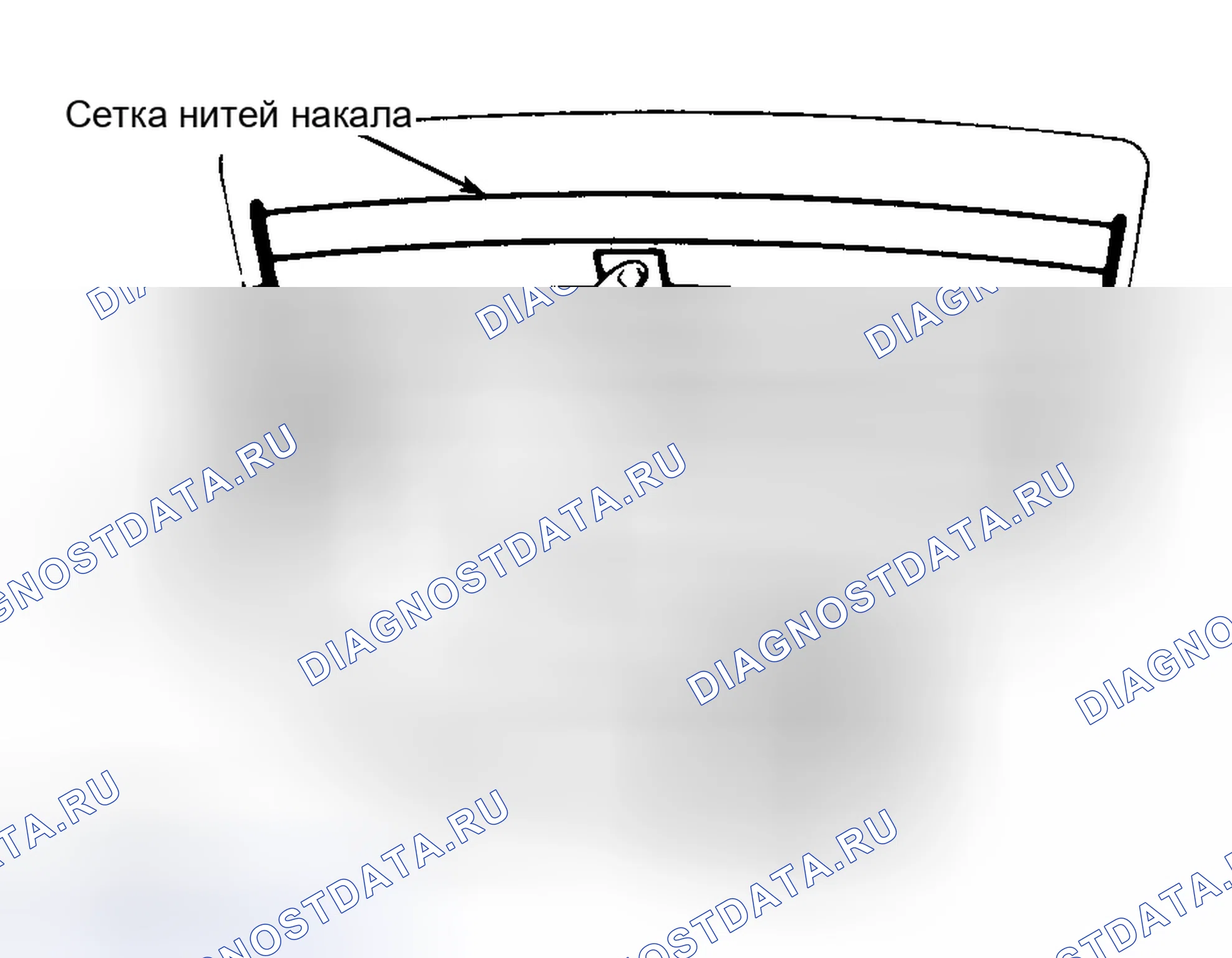 Рис. 2: ИСПЫТАНИЕ НИТИ НАКАЛА СЕТКИ. Hyundai Excel II
