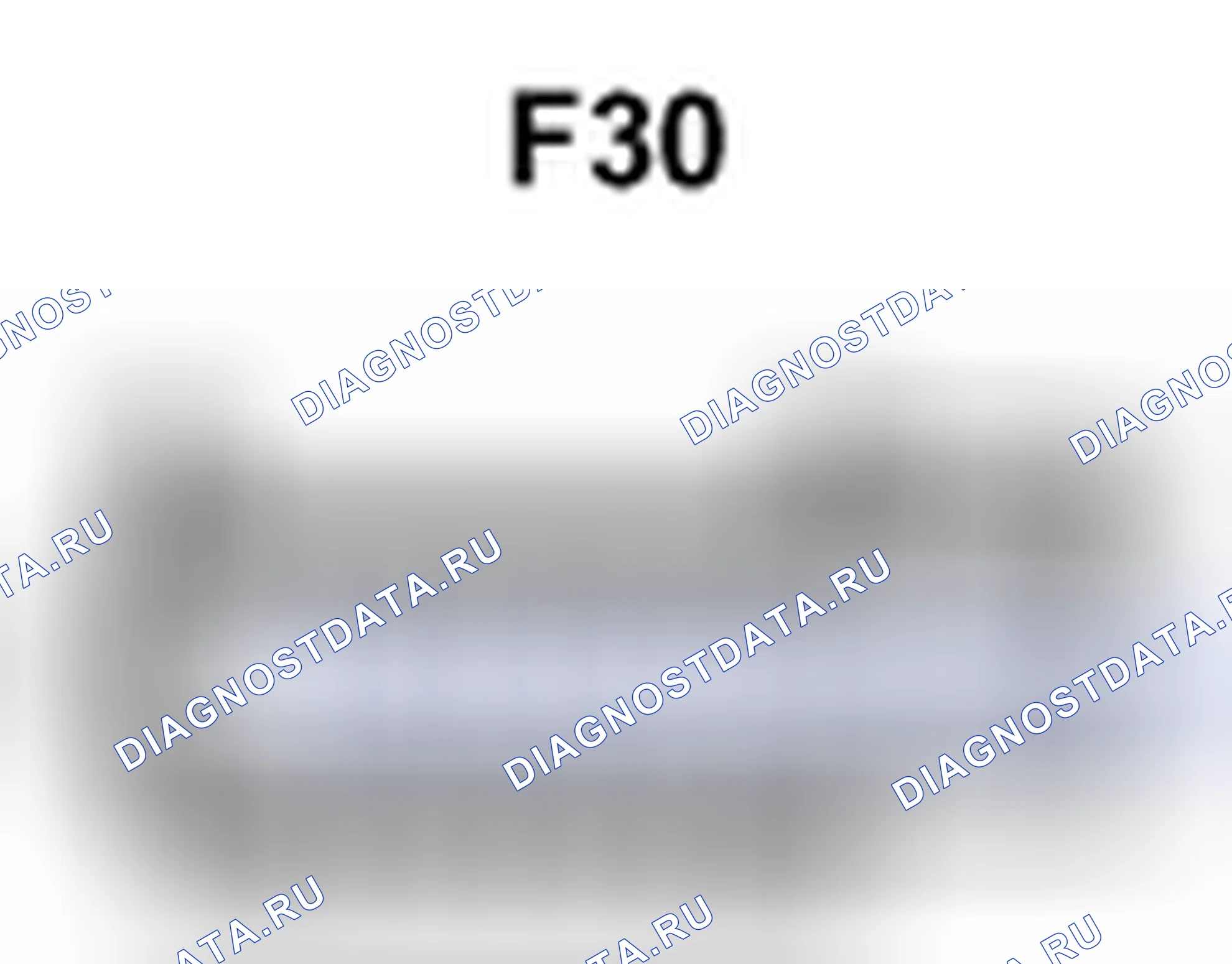 Рис. 509: Вид с торца соединителя Tweeter (передний Rh) (F30). Toyota Camry XV40