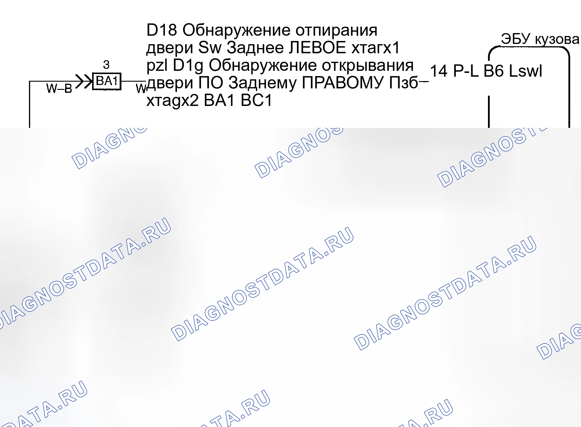 Рис. 18: электросхема. Toyota Sequoia I