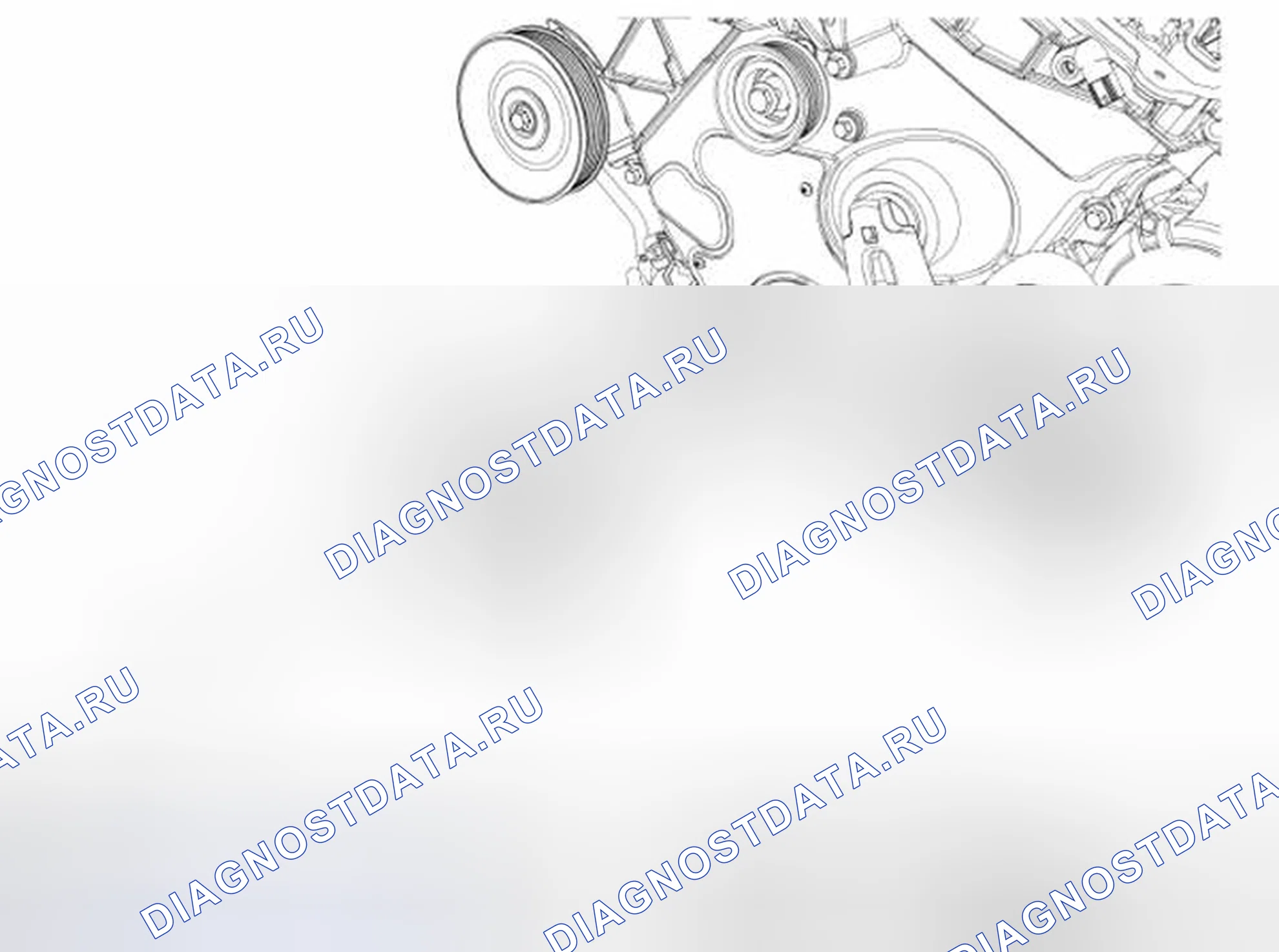 Рис. 404: Компоненты нижнего конца - разнесенный вид. Hyundai Matrix I рестайлинг
