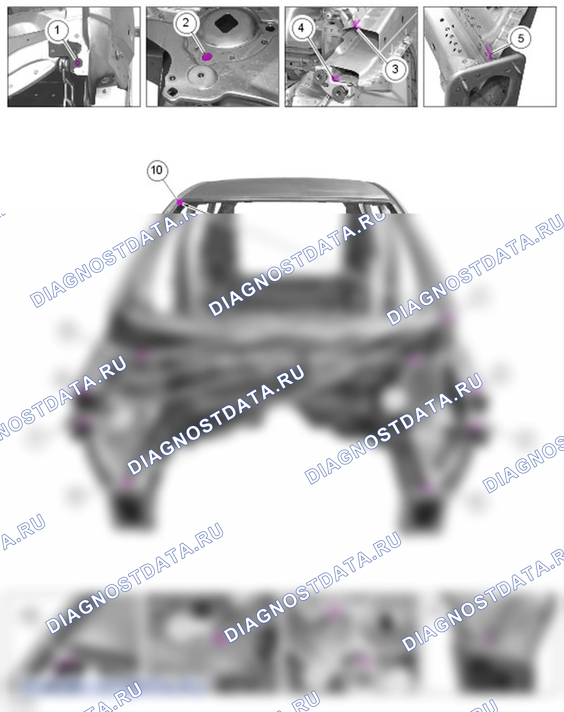 Как проверить зазоры рамы. Ford S-MAX I