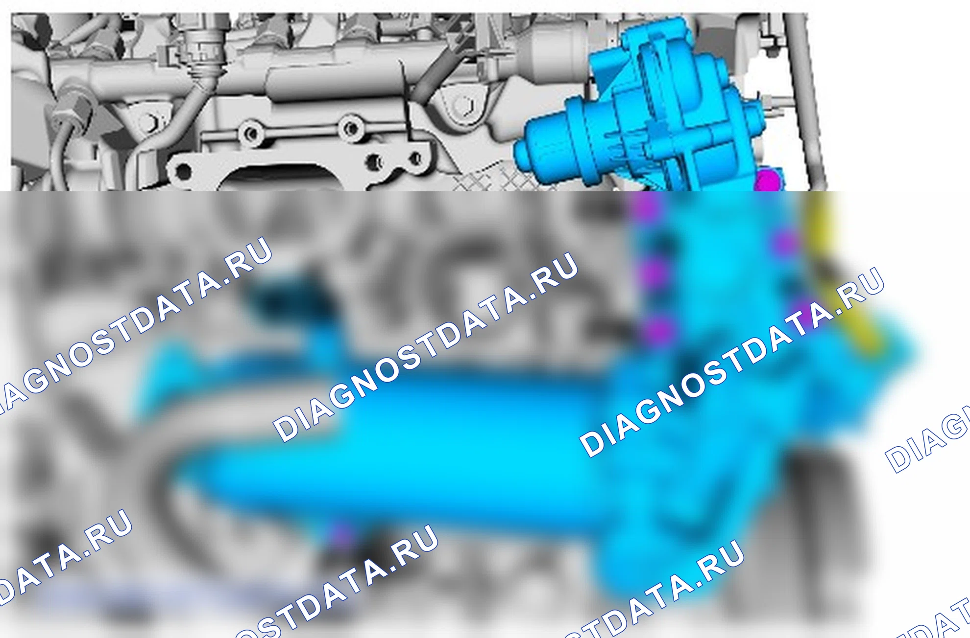 Как снять присоединяемые детали двигателя. Ford Transit VIII