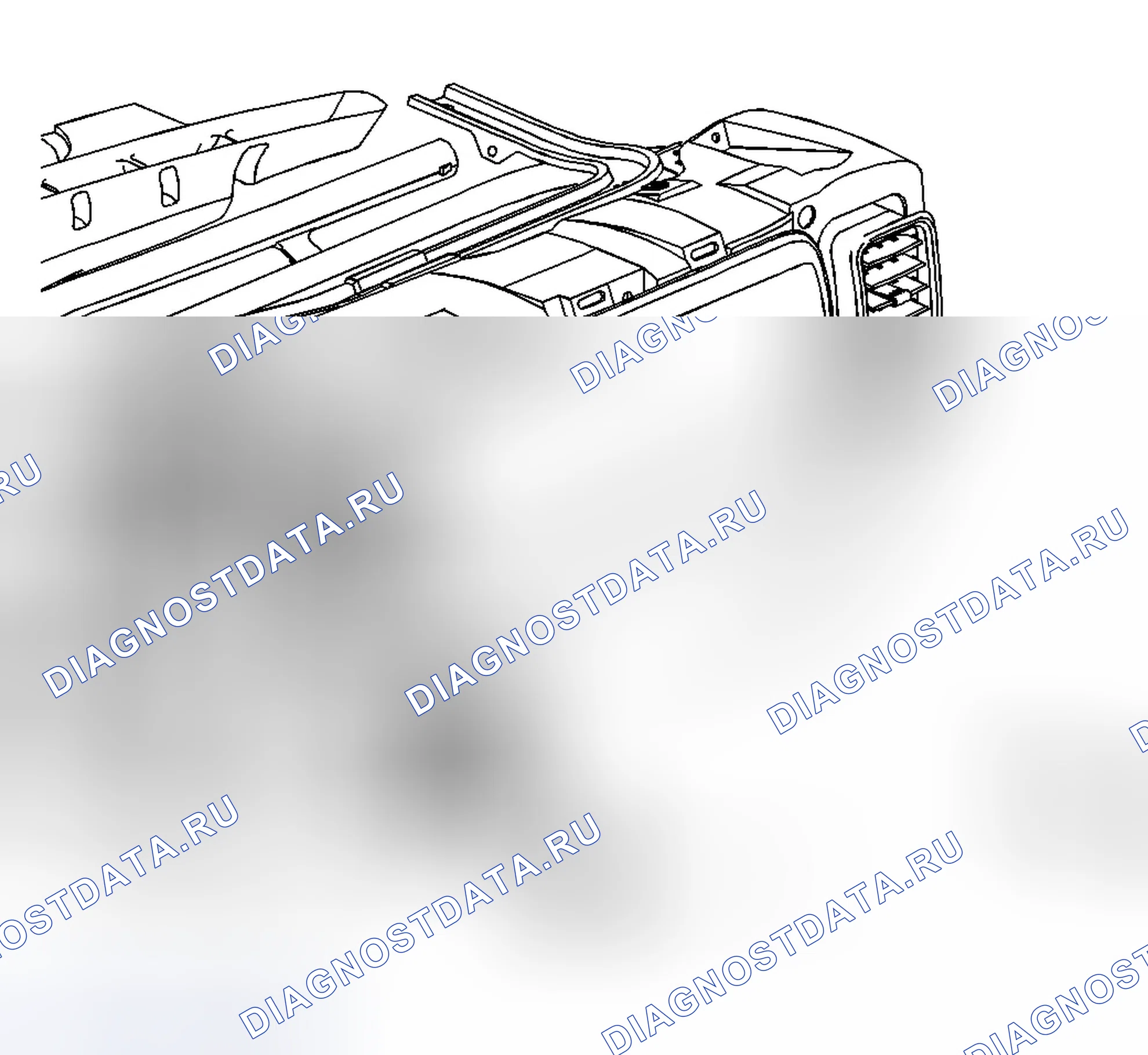 Рис. 5: Виды компонентов системы помощи при парковке сзади. Chevrolet Tahoe II