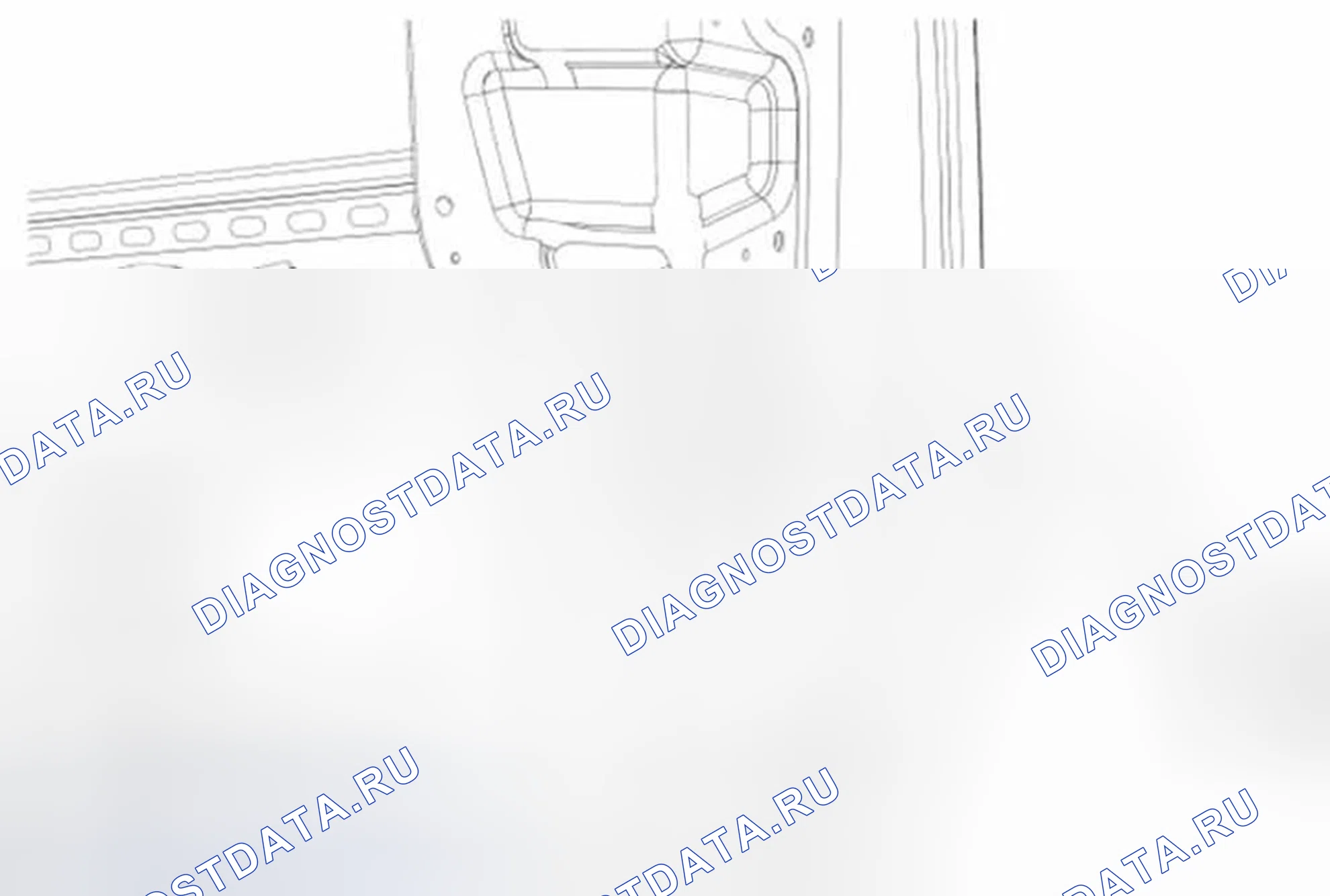 Рис. 89: Дверной кронштейн. Ford Edge I рестайлинг