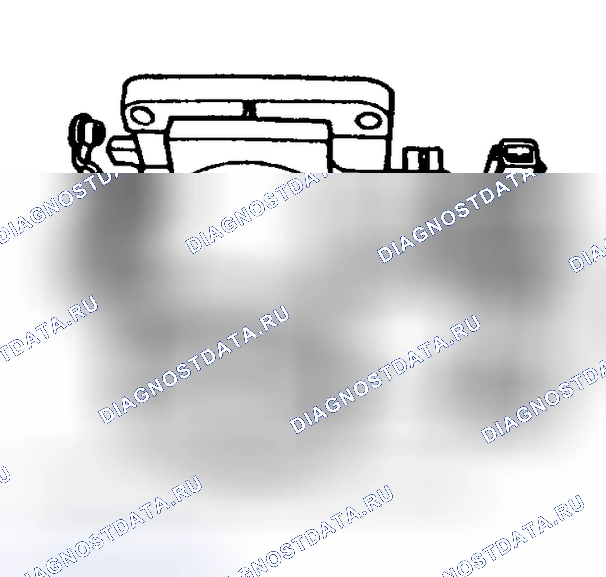 Рис. 1: Меры предосторожности при регулировке на холостом ходу. Hyundai Porter III