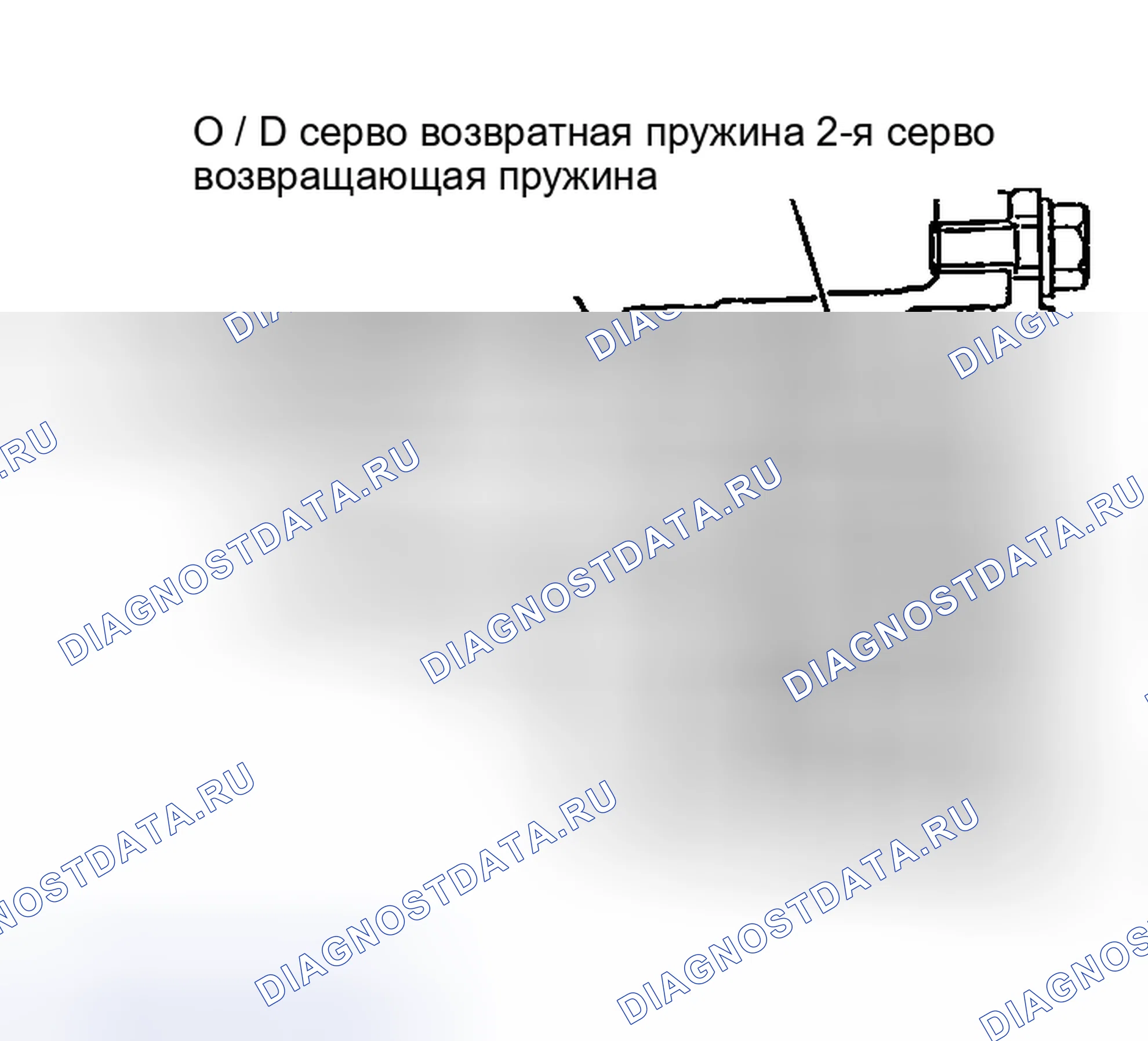 Рис. 1732: Возвратные пружины. Nissan Sentra B15
