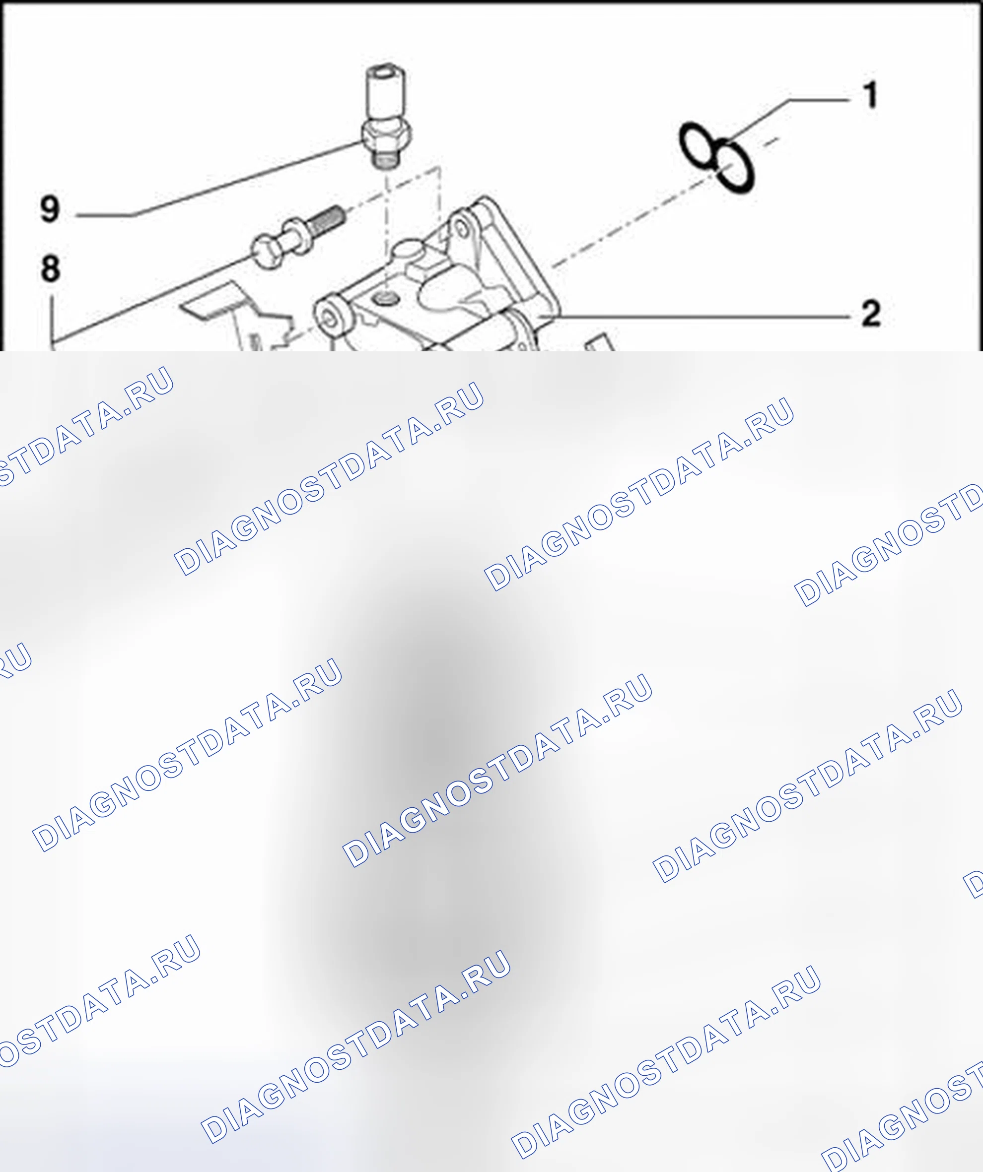 Рис. 672: Корпус масляного фильтра, разборка и сборка. Volkswagen Jetta IV